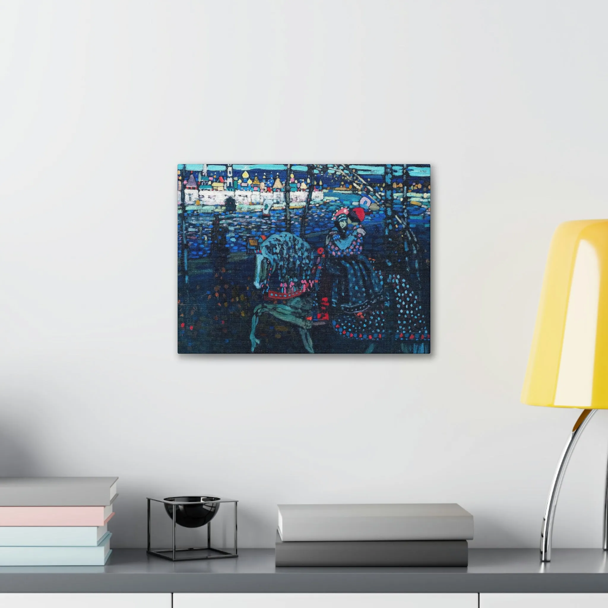 Riding Couple by Wassily Kandinsky Art Canvas Gallery Wraps - Image 3