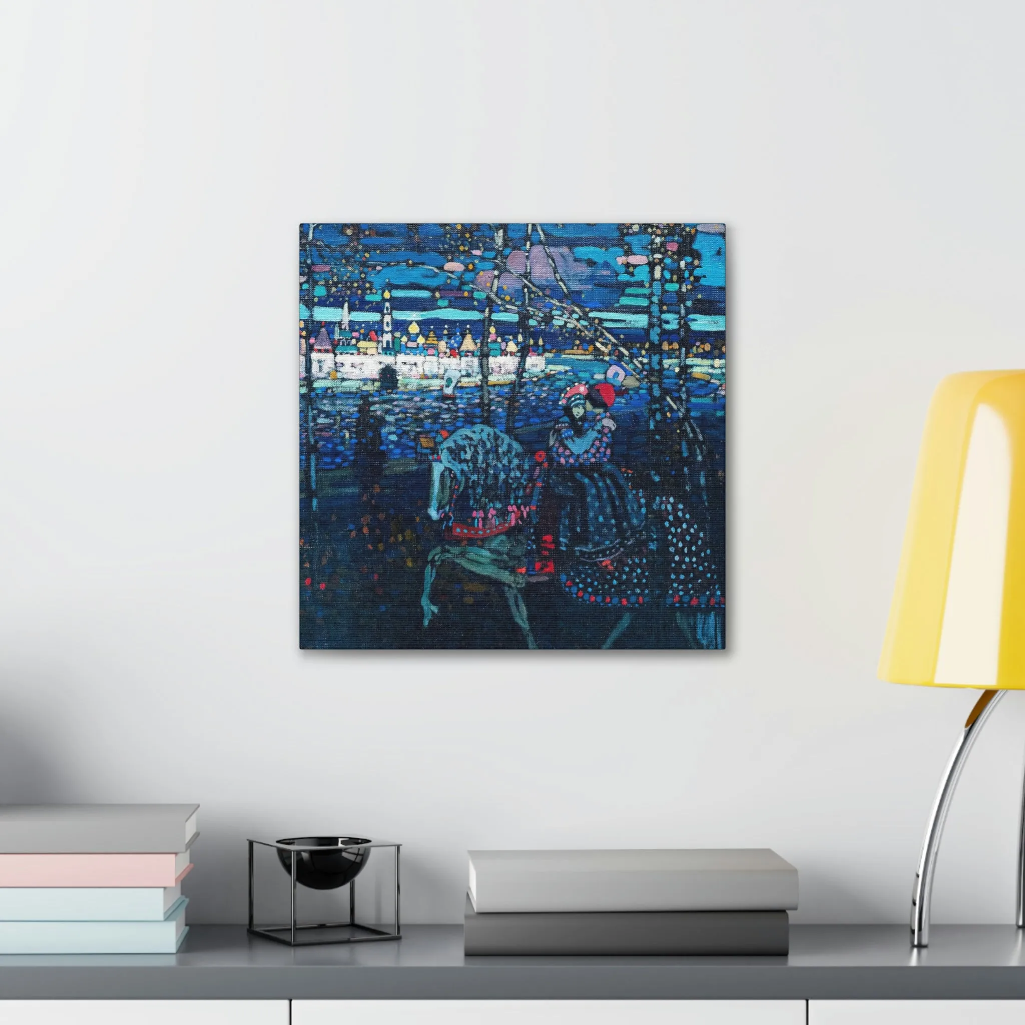 Riding Couple by Wassily Kandinsky Art Canvas Gallery Wraps - Image 31