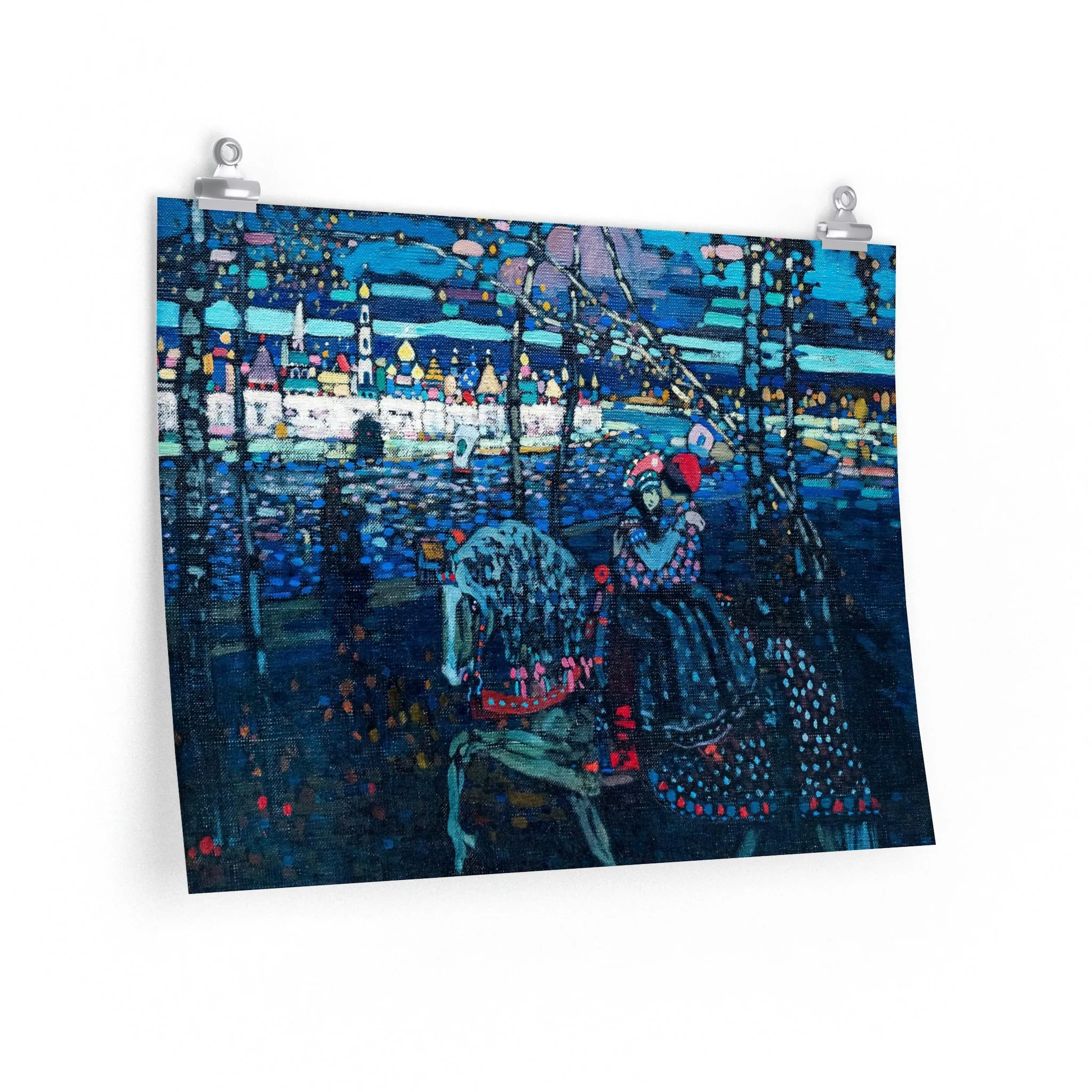 Riding Couple by Wassily Kandinsky Art Premium Posters - Image 2