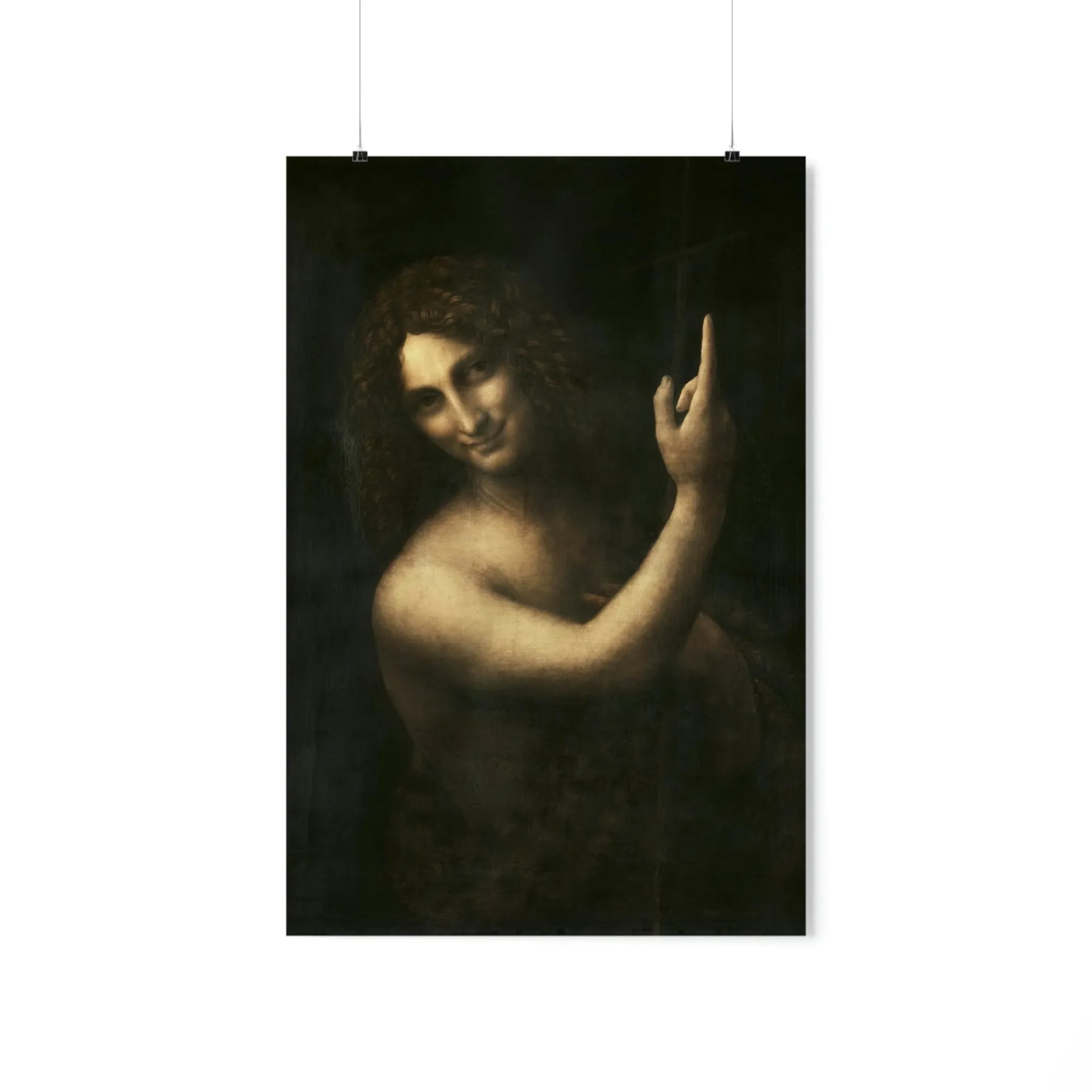 Saint John the Baptist Leonardo Da Vinci Premium Posters - Image 7