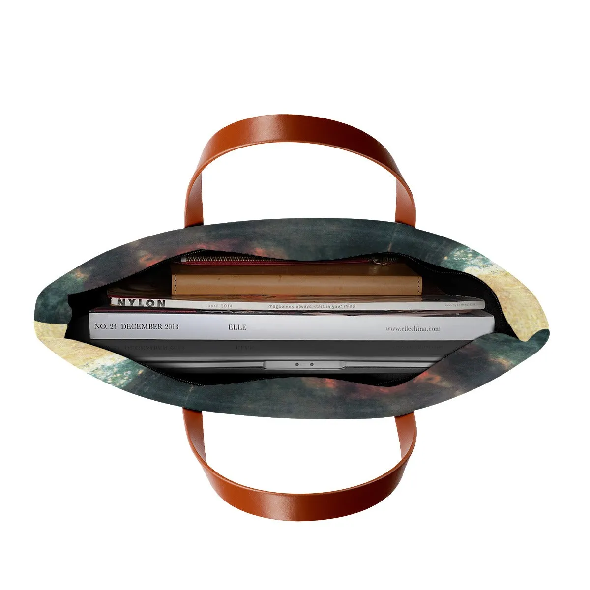 Schubert at the Piano II by Gustav Klimt Waterproof Tote Bag - Image 3