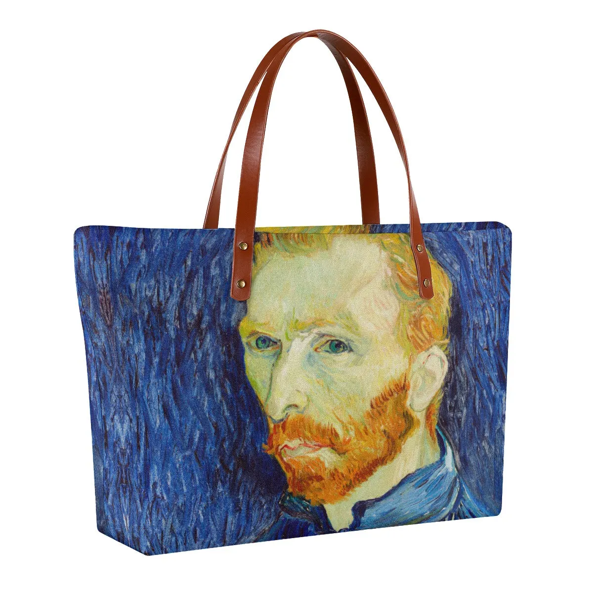 Self-Portrait from 1889 by Van Gogh Tote Bag - Image 2
