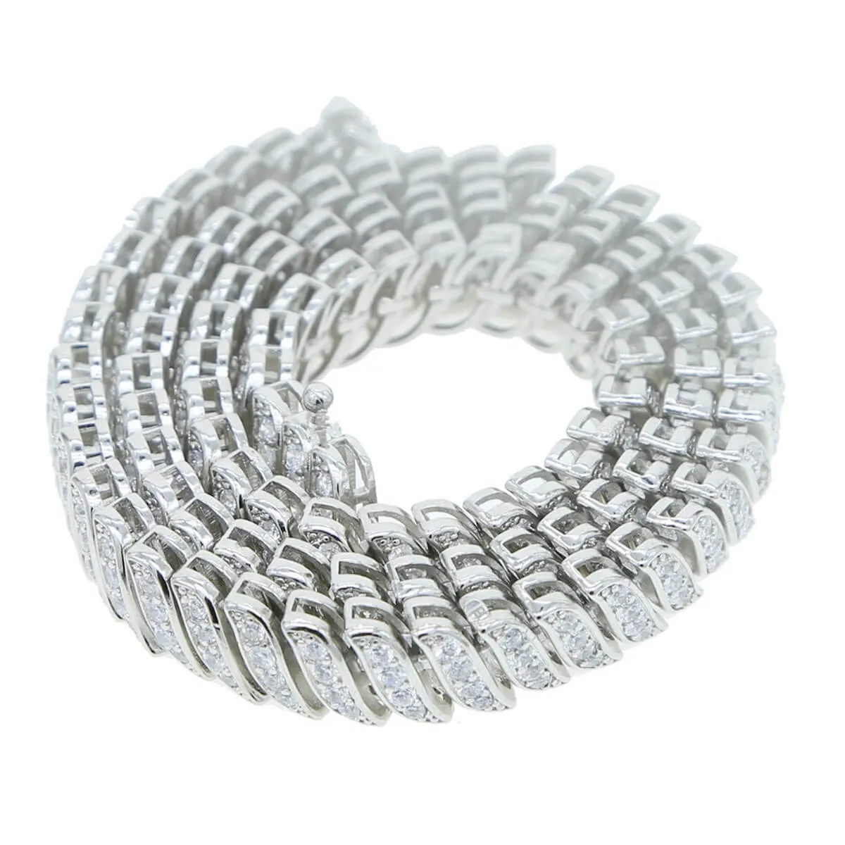 Shiny Choker Figaro Chain Stylish Bling Necklace - Image 13
