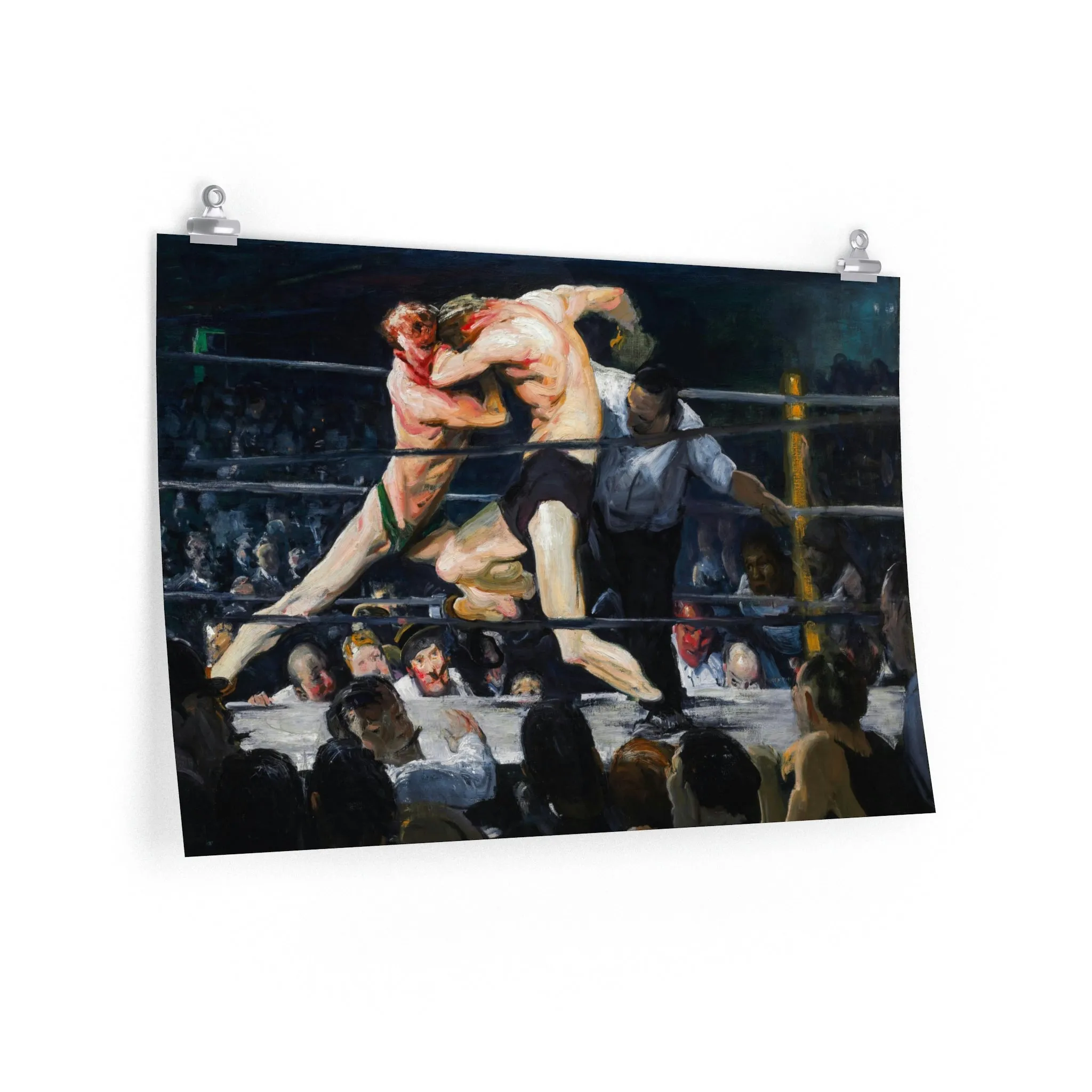 Stag at Sharkey's George Bellows Art Premium Posters - Image 3