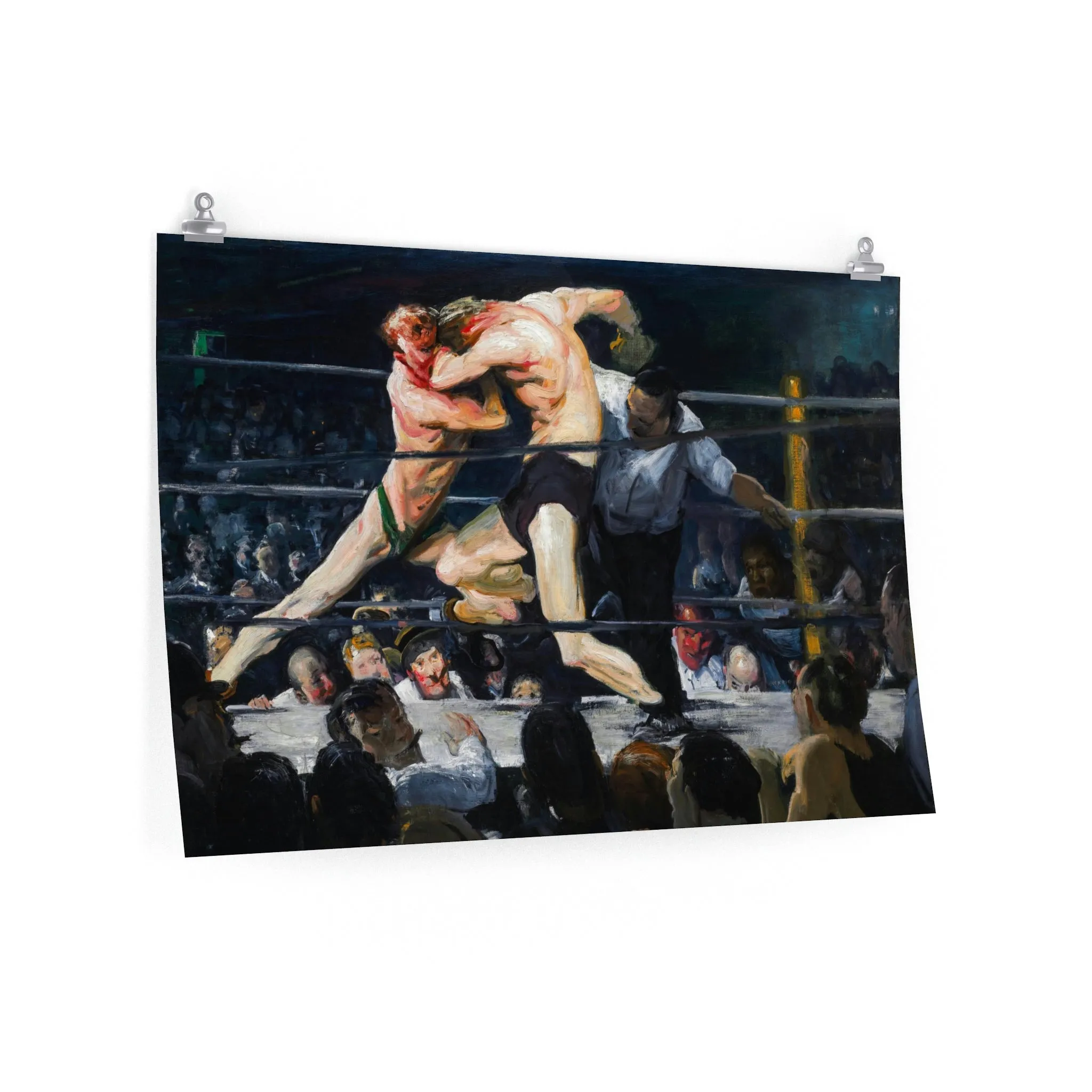 Stag at Sharkey's George Bellows Art Premium Posters - Image 4