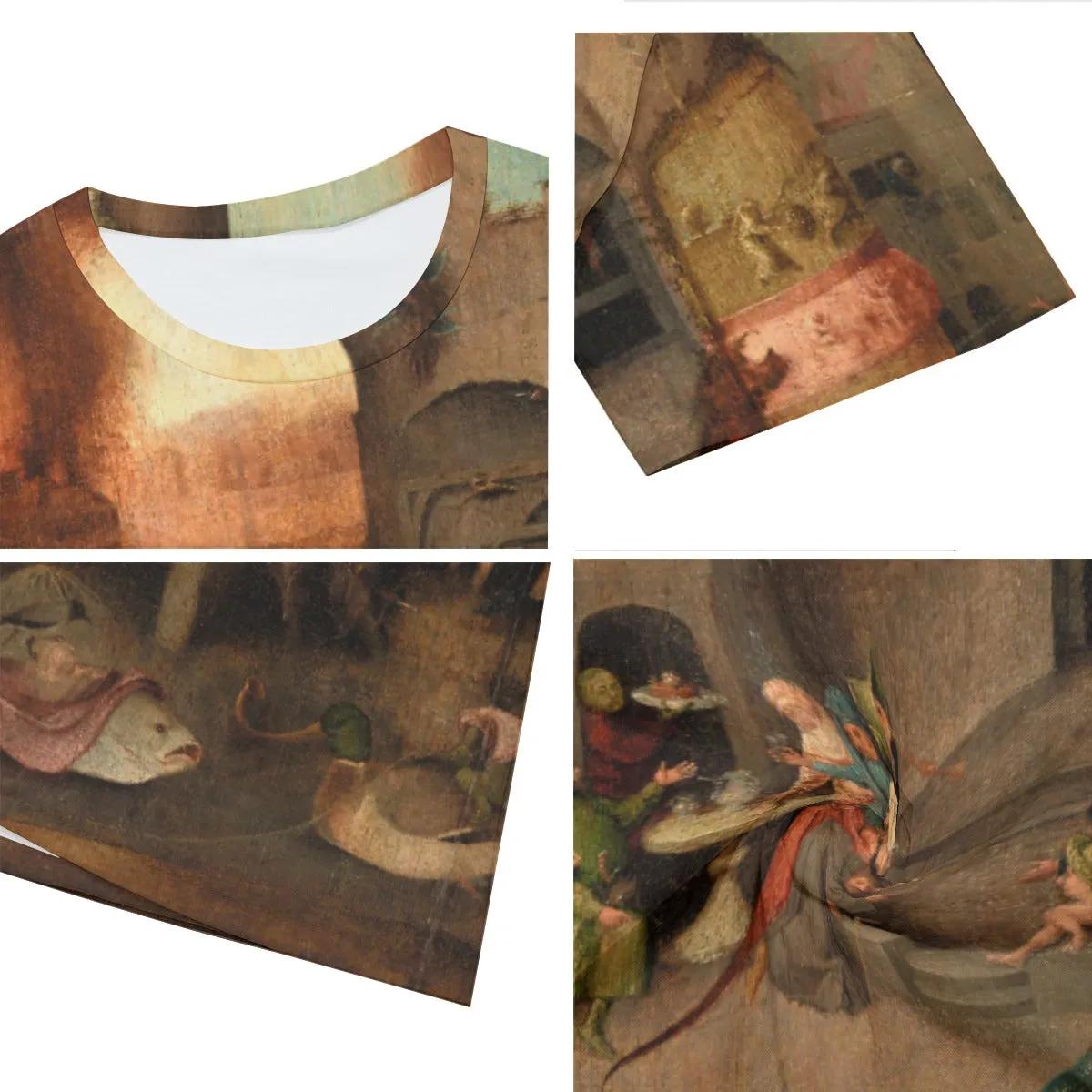 Temptation of Saint Anthony by Bosch T-Shirt - Image 3