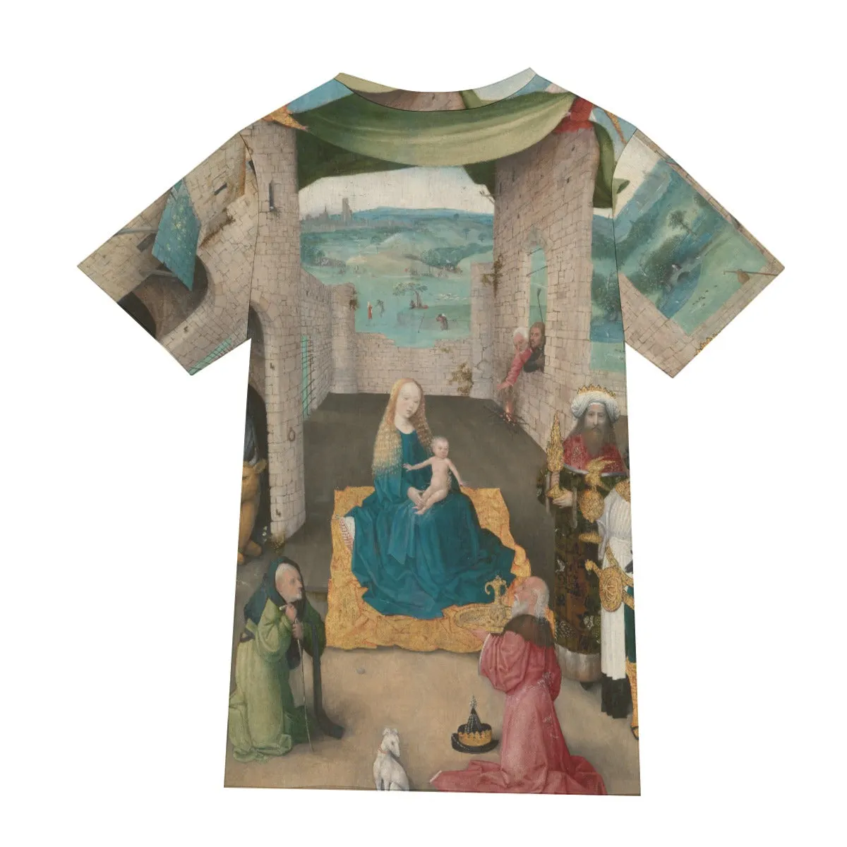 The Adoration of the Magi by Hieronymus Bosch T-Shirt - Image 2