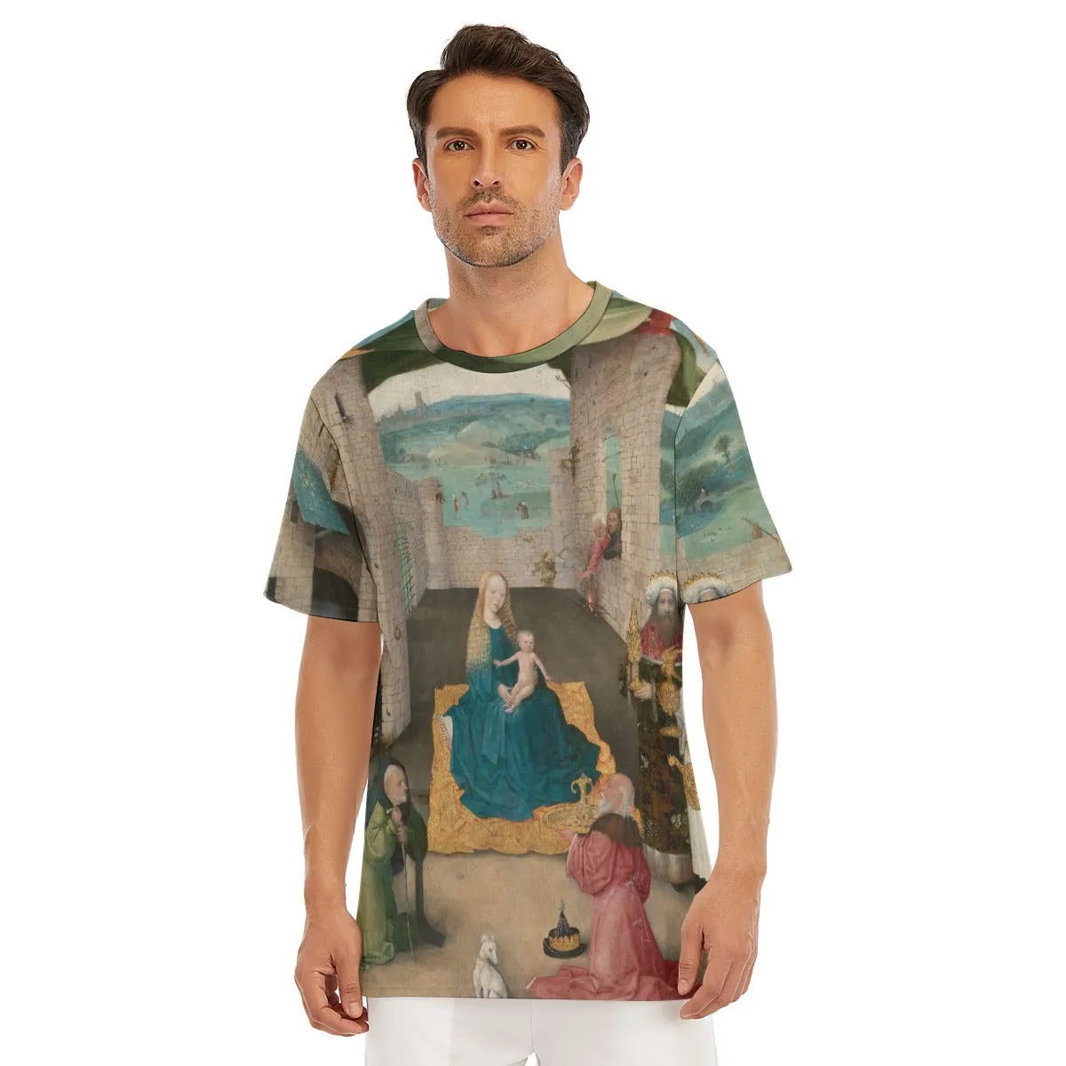The Adoration of the Magi by Hieronymus Bosch T-Shirt - Image 4