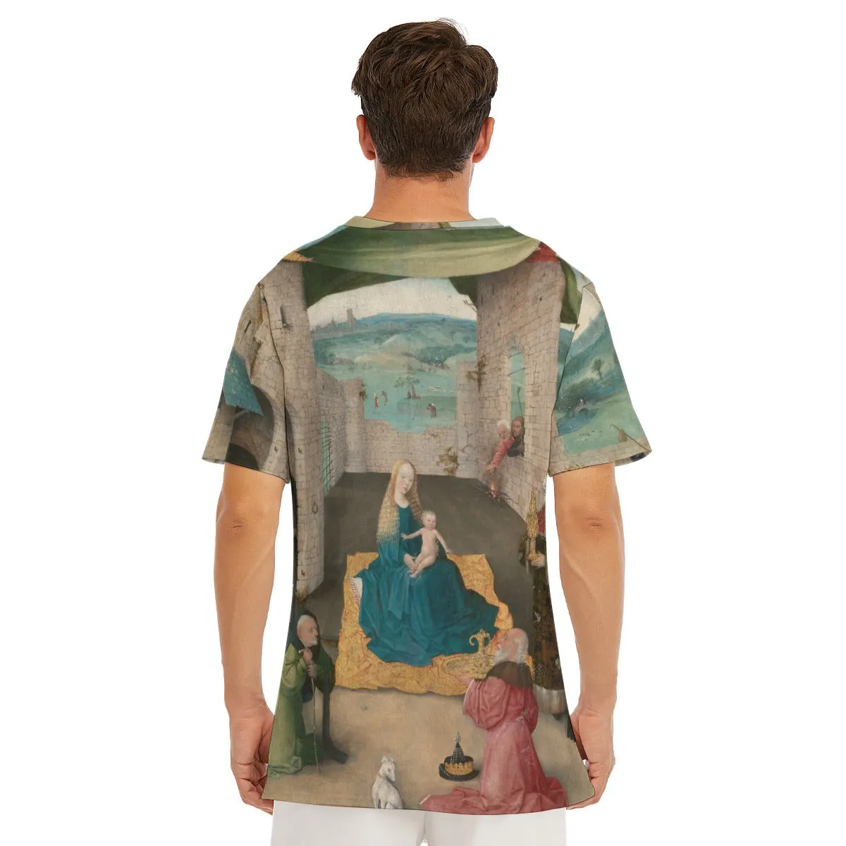 The Adoration of the Magi by Hieronymus Bosch T-Shirt - Image 7