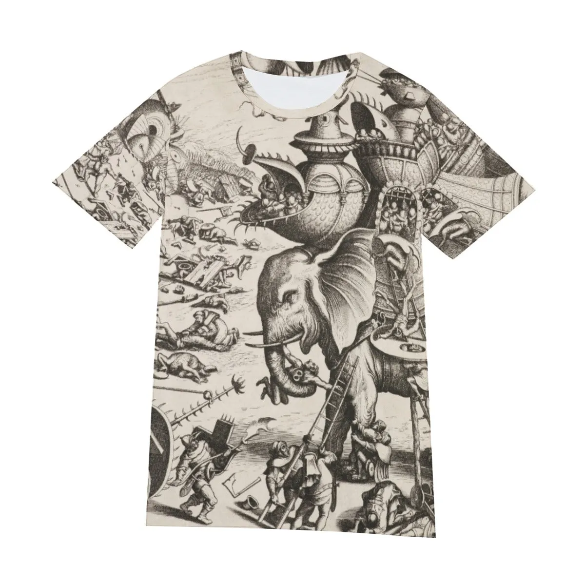 The Besieged Elephant by Hieronymus Bosch T-Shirt