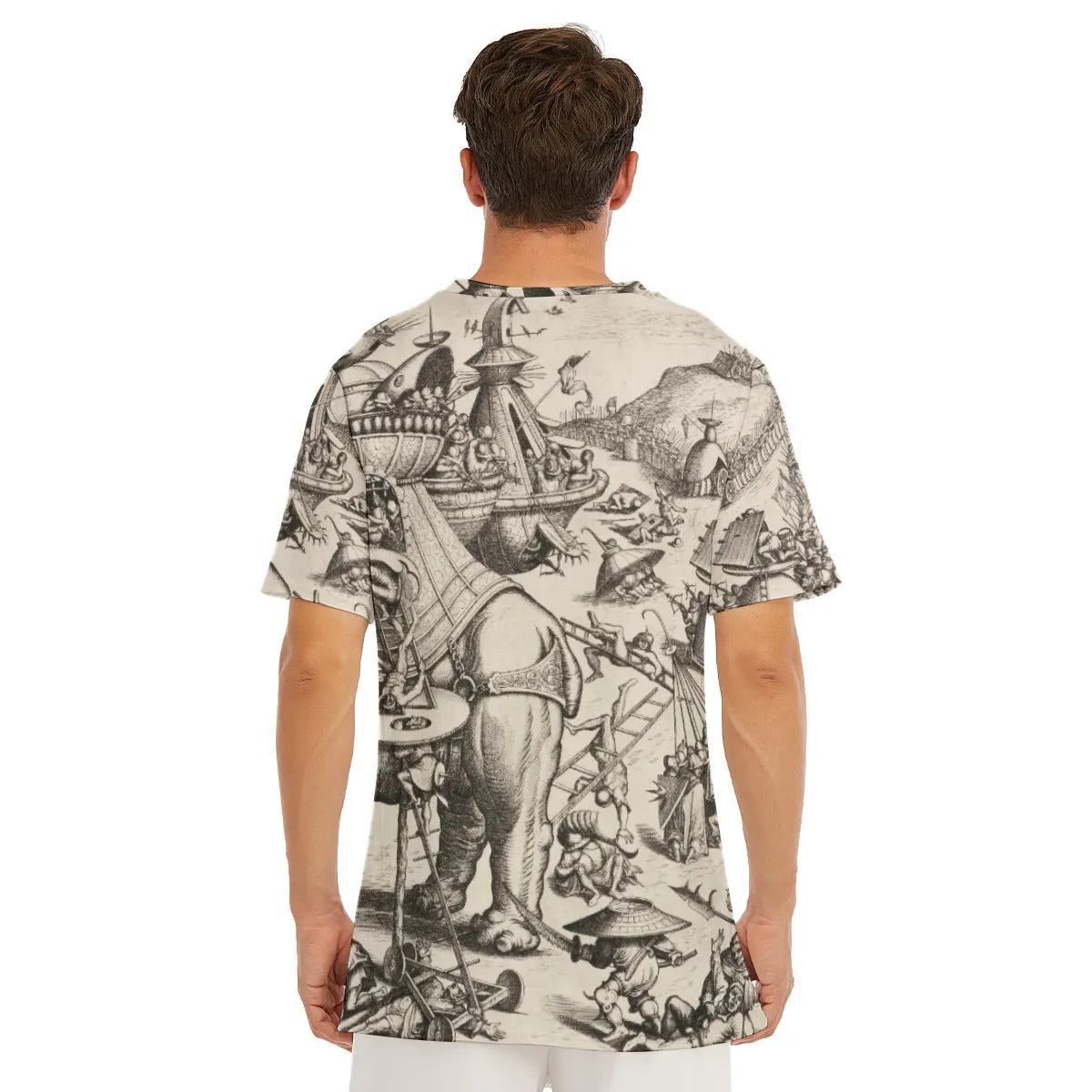 The Besieged Elephant by Hieronymus Bosch T-Shirt - Image 7
