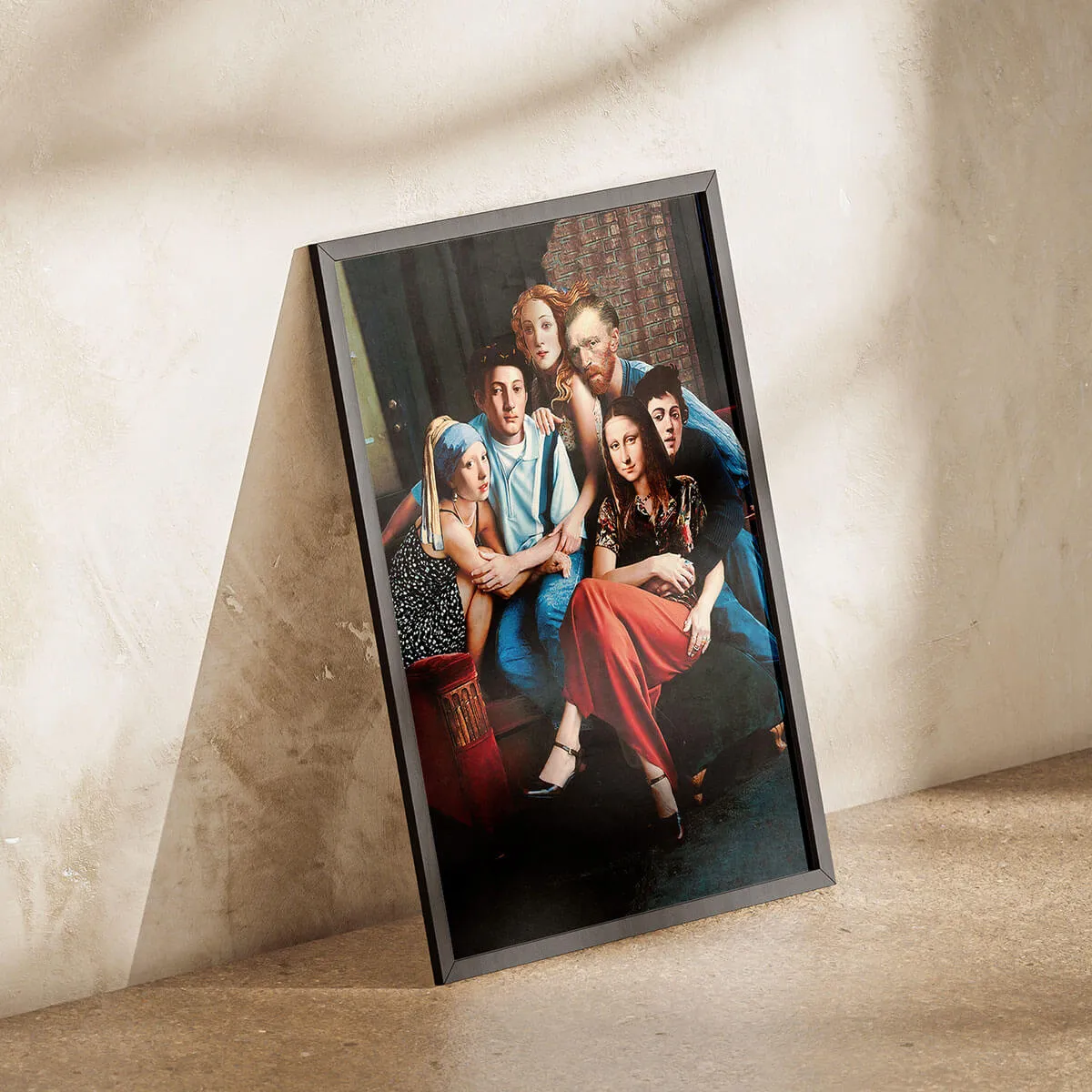 The Best Artists are Friends Painting Canvas Print - Image 2