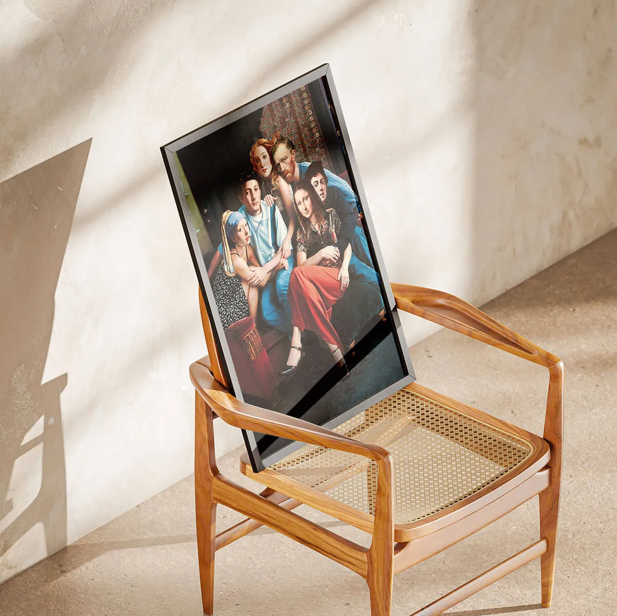 The Best Artists are Friends Painting Canvas Print - Image 6