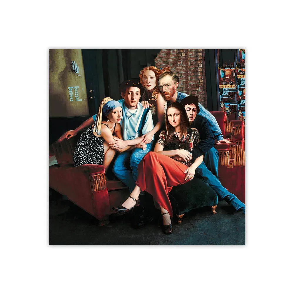 The Best Artists are Friends Painting Canvas Print - Image 9