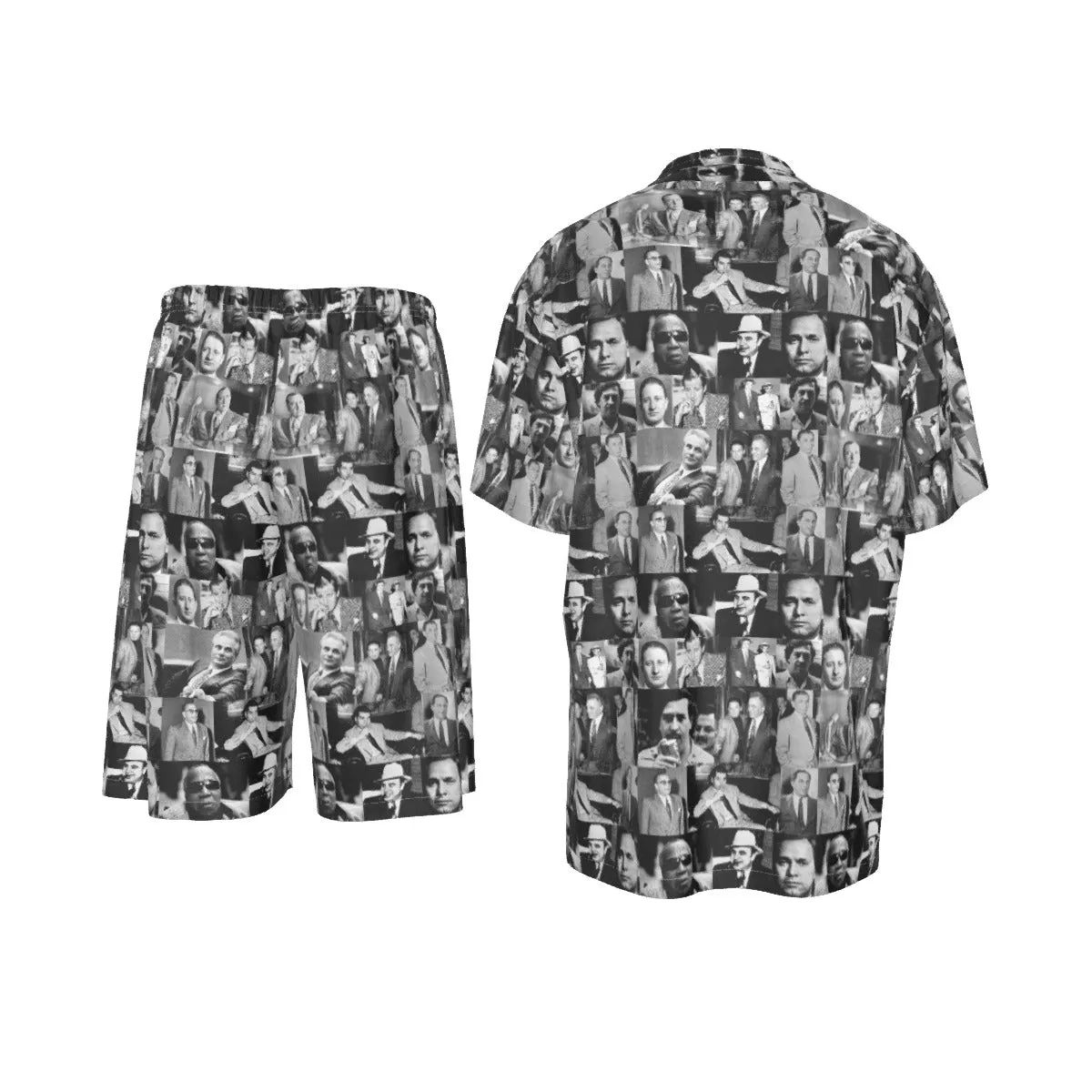 The Best Mobsters of All Time Silk Shirt Suit Set - Image 2