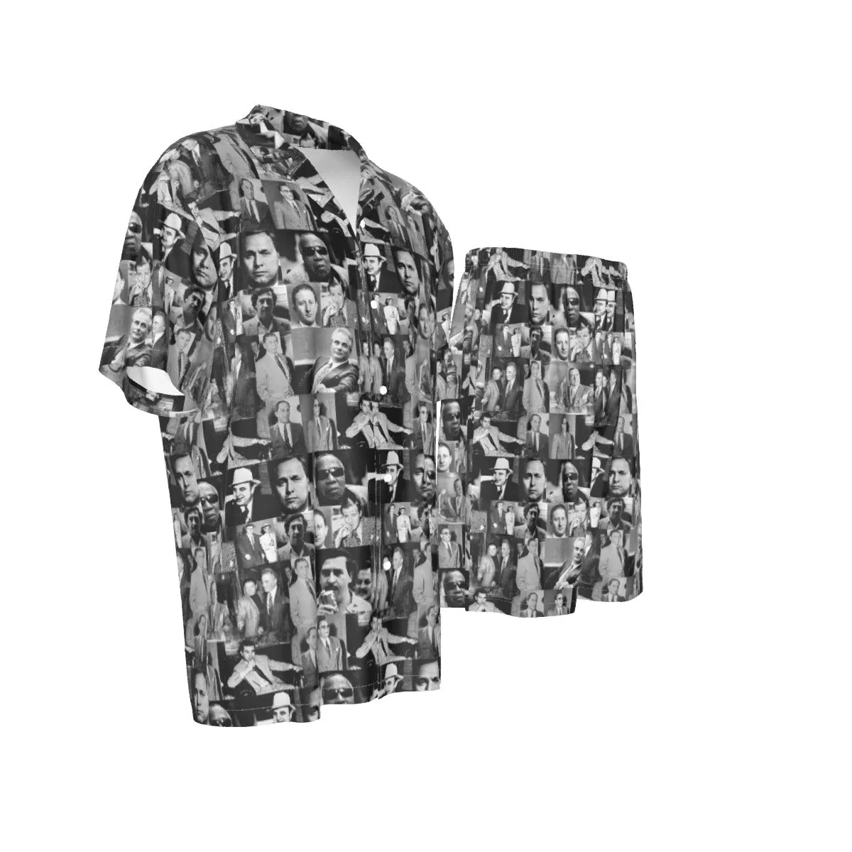 The Best Mobsters of All Time Silk Shirt Suit Set - Image 3
