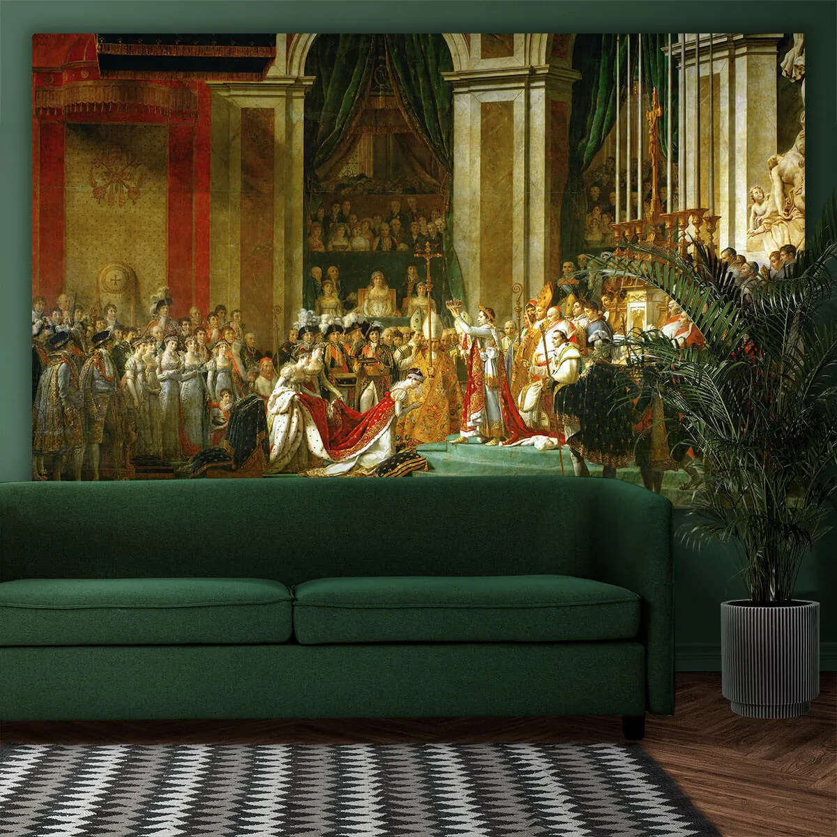 The Coronation of Napoleon Jacques-Louis David - Image 2