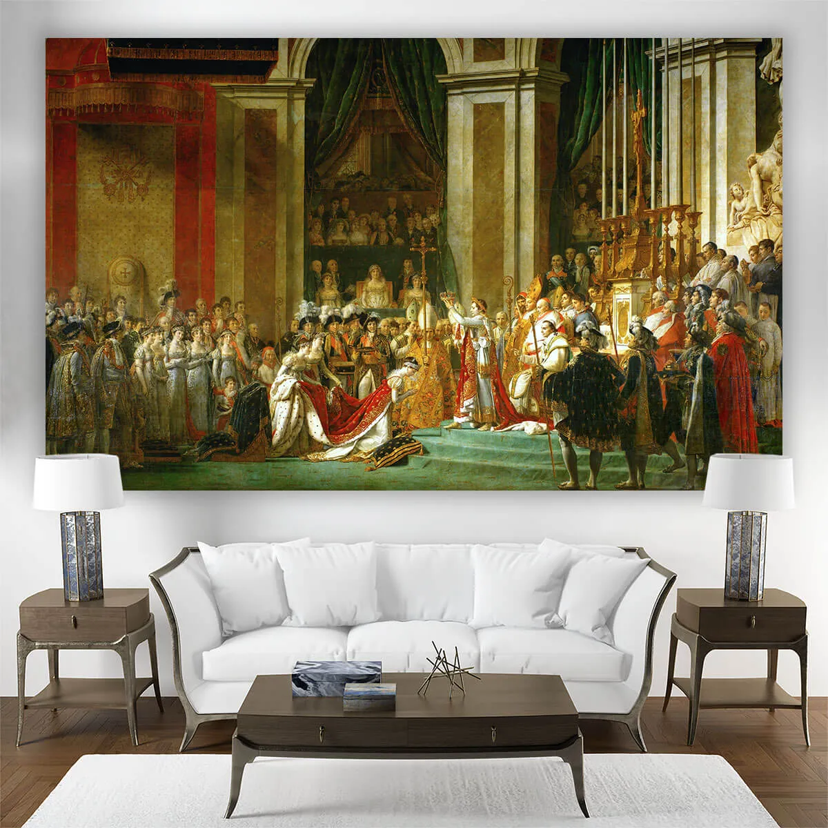 The Coronation of Napoleon Jacques-Louis David - Image 4