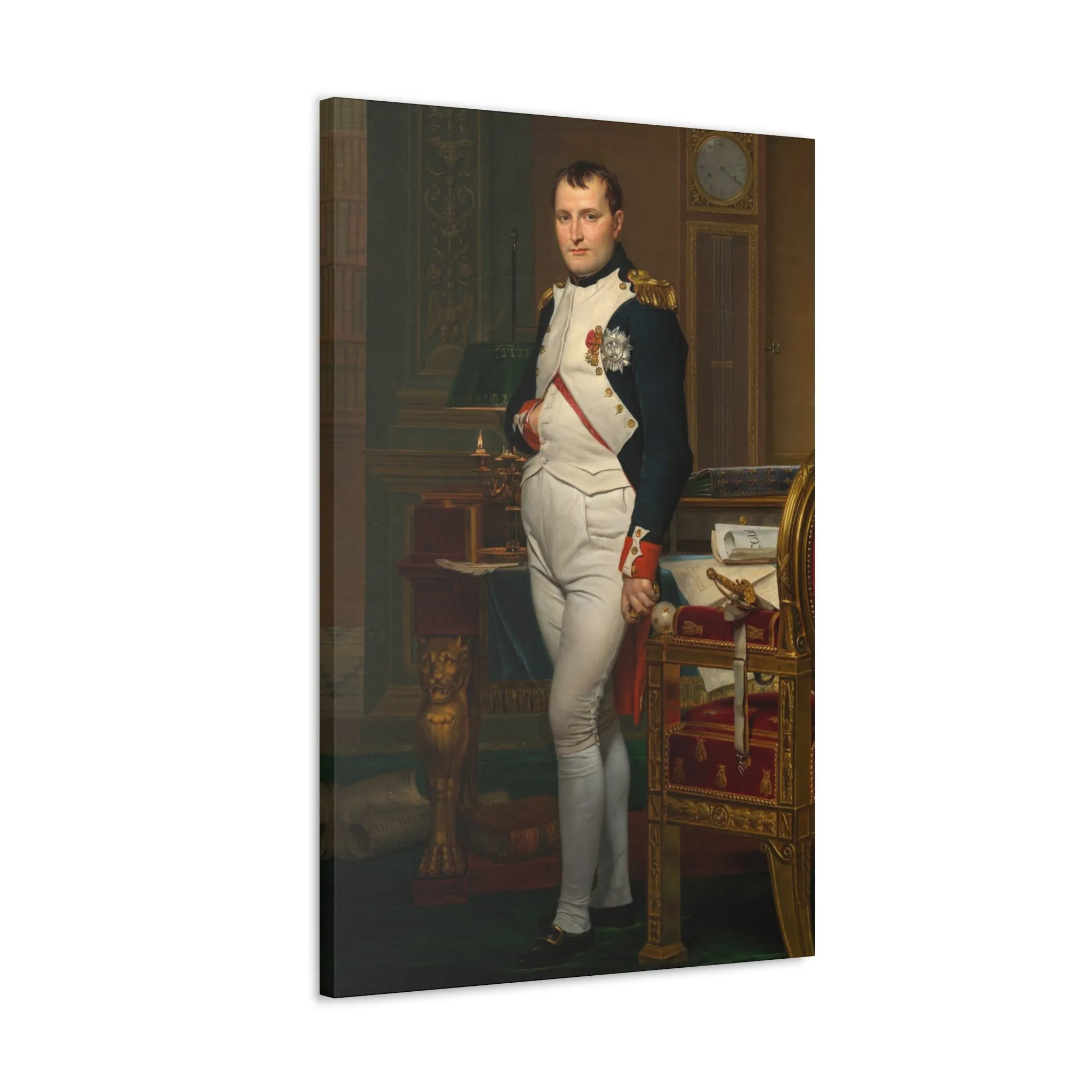 The Emperor Napoleon in His Study Canvas Gallery Wraps - Image 7