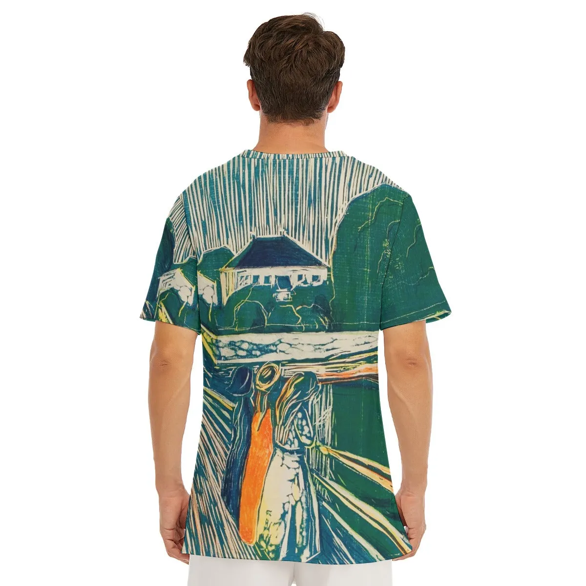 The Girls on the Bridge by Edvard Munch T-Shirt - Image 7