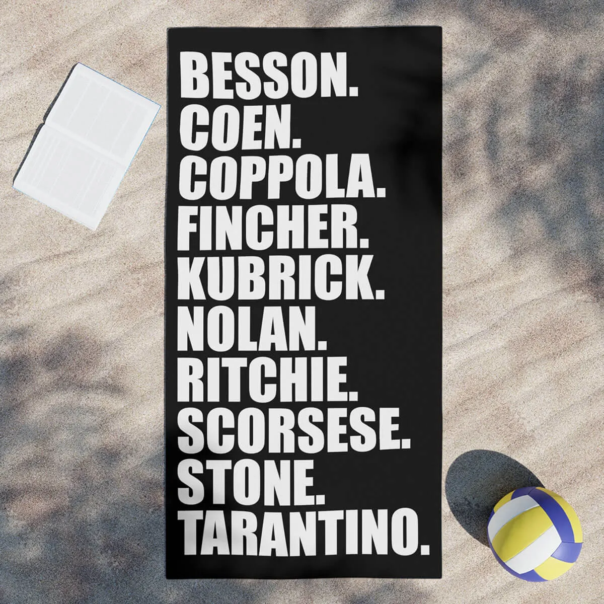 The Greatest Movie Directors of all Time Beach Towel - Image 4