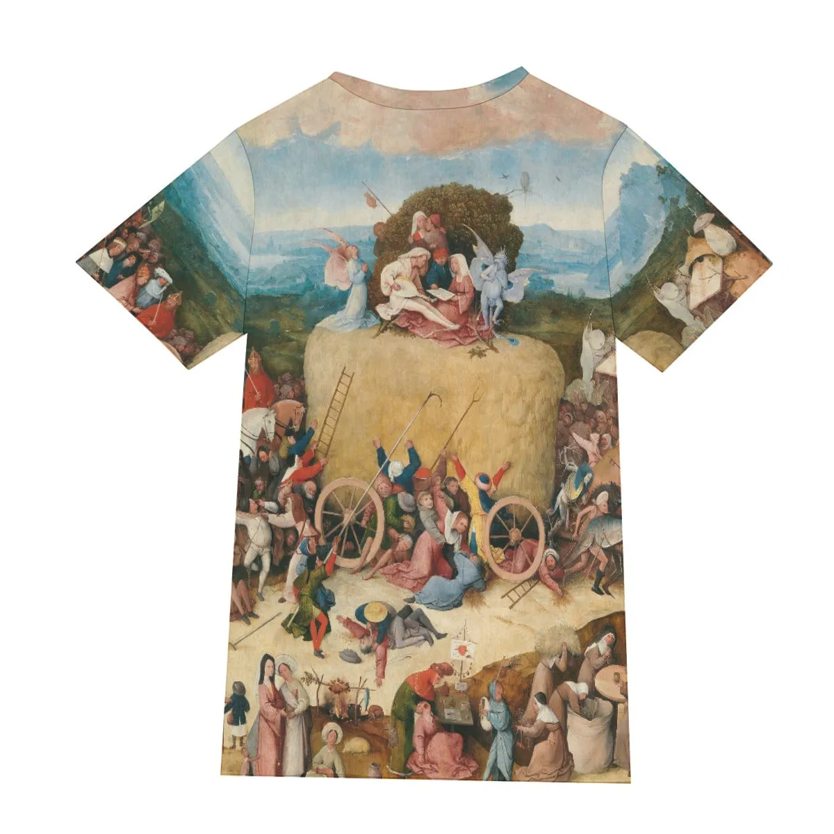 The Haywain Triptych by Hieronymus Bosch T-Shirt - Image 2