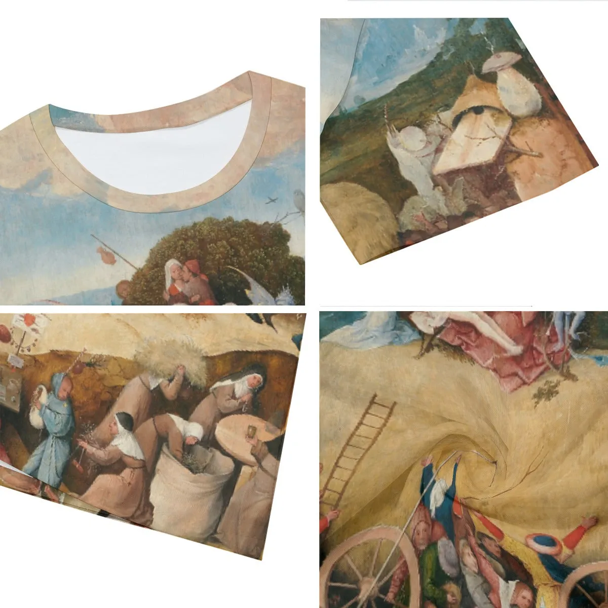 The Haywain Triptych by Hieronymus Bosch T-Shirt - Image 3