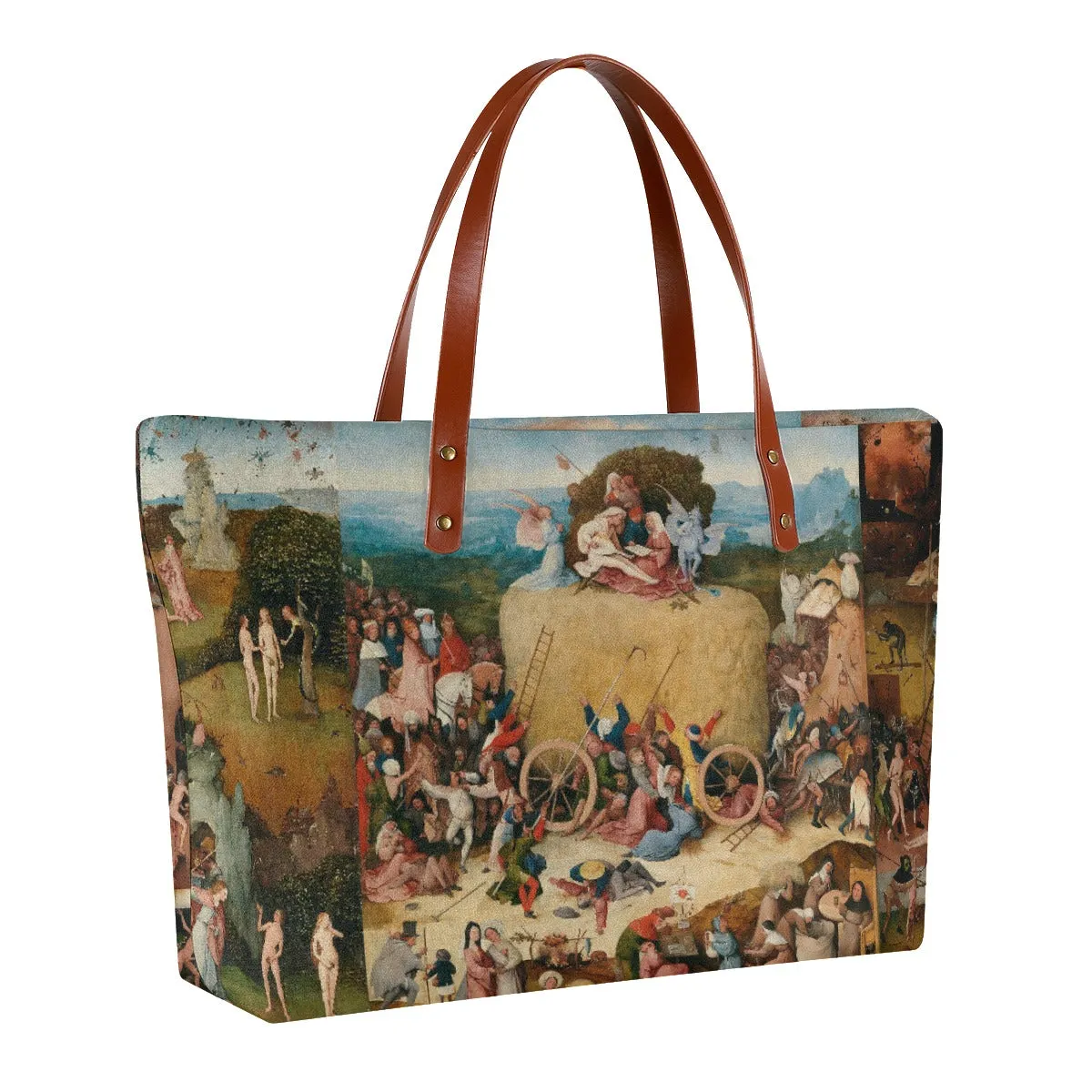 The Haywain Triptych Collection by Bosch Tote Bag - Image 2