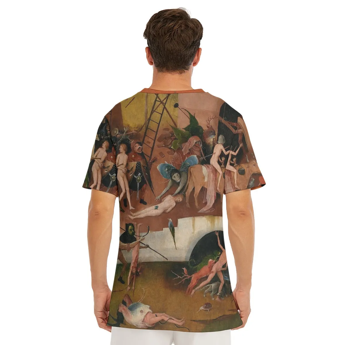 The Haywain Triptych Right Pannel by Hieronymus Bosch T-Shirt - Image 7