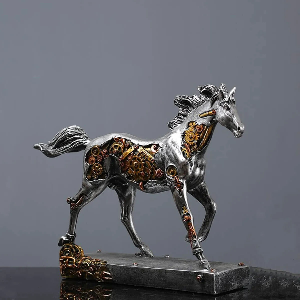 The Mechanical Horse Animal Abstract Modern Sculpture - Image 4