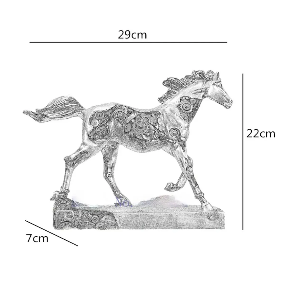 The Mechanical Horse Animal Abstract Modern Sculpture - Image 6
