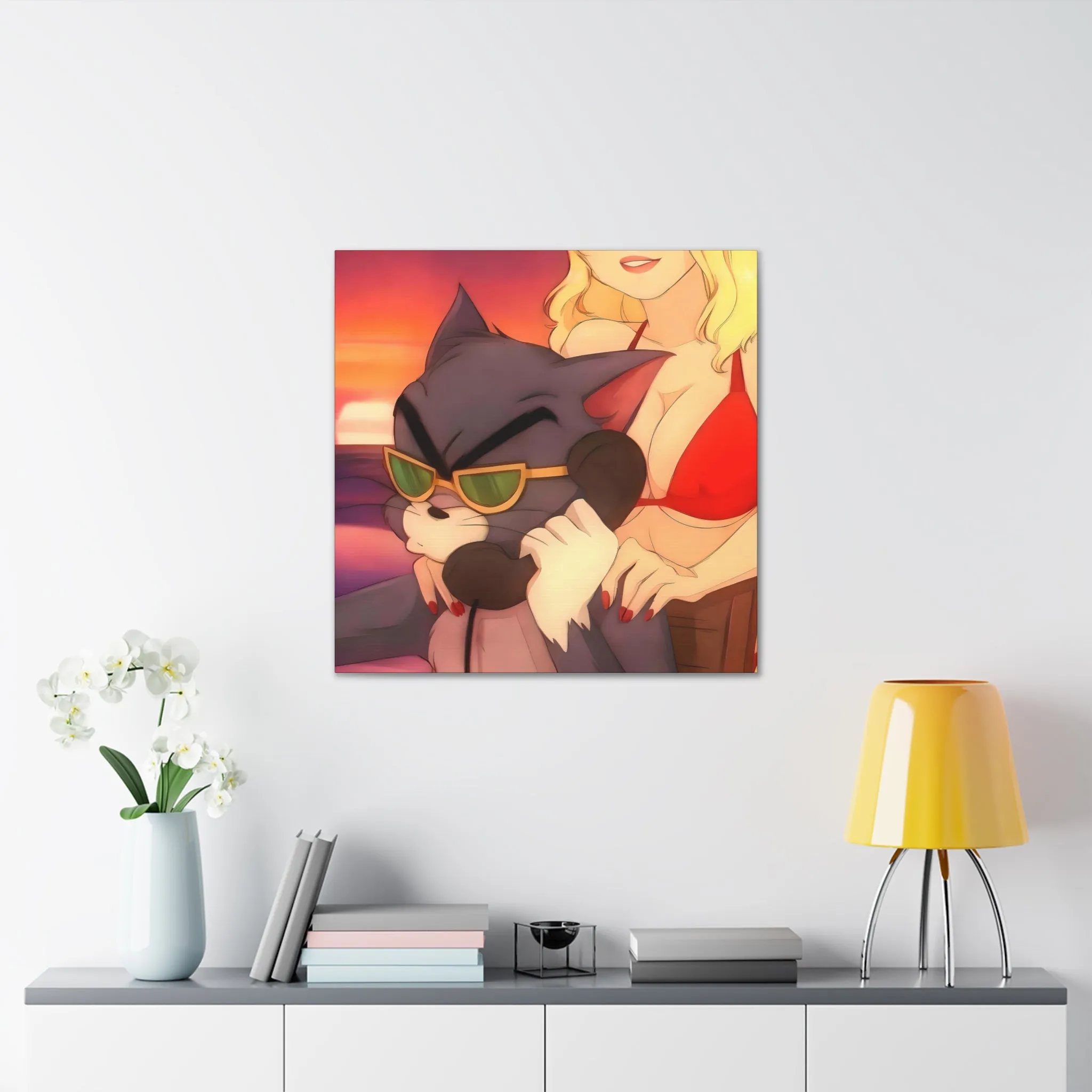 The Most Famous Retro Cartoon Gangster Canvas Gallery Wraps - Image 10
