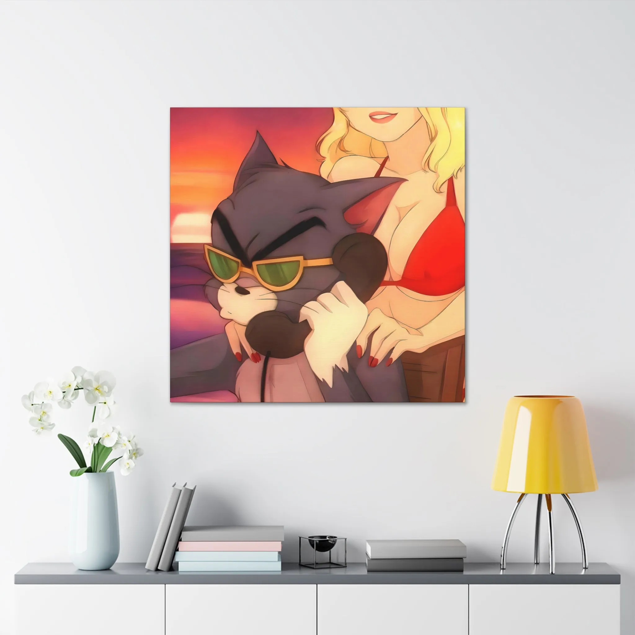 The Most Famous Retro Cartoon Gangster Canvas Gallery Wraps - Image 12