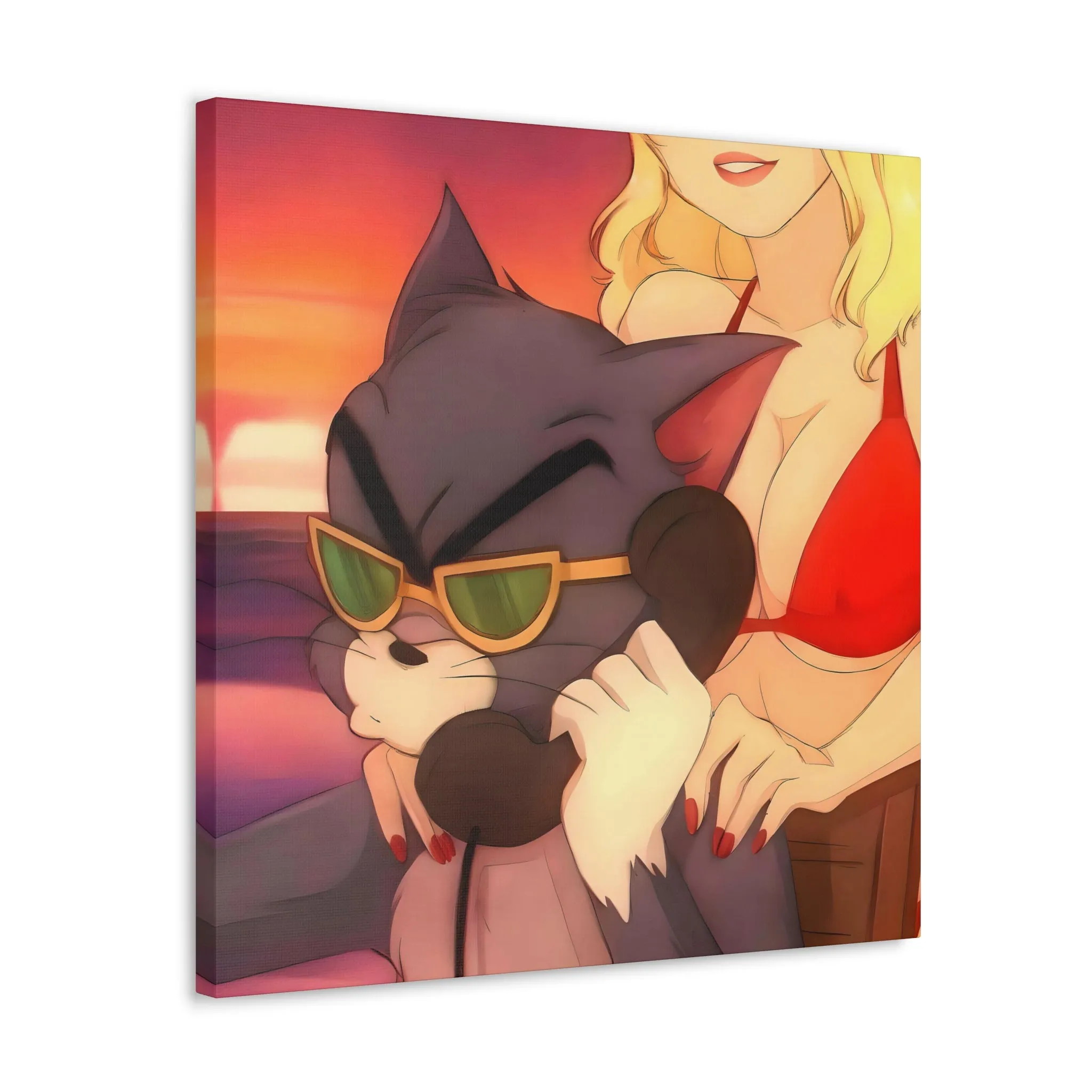 The Most Famous Retro Cartoon Gangster Canvas Gallery Wraps - Image 7