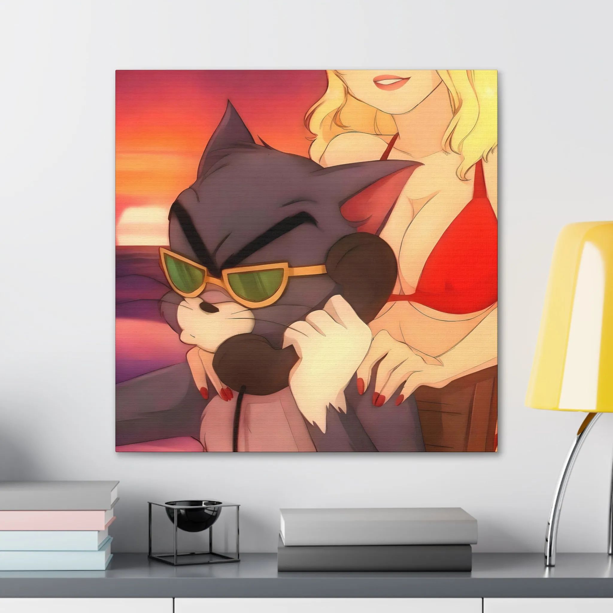 The Most Famous Retro Cartoon Gangster Canvas Gallery Wraps - Image 8