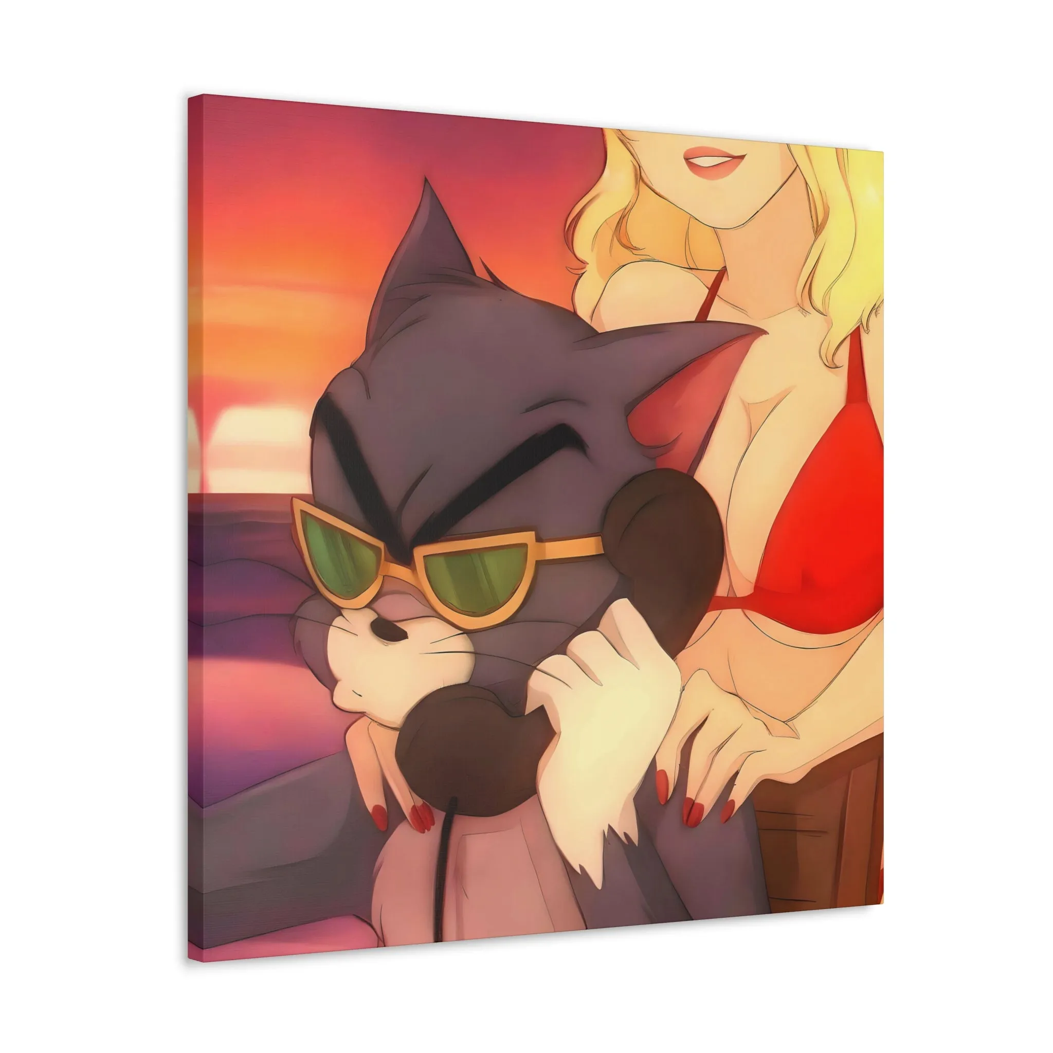 The Most Famous Retro Cartoon Gangster Canvas Gallery Wraps - Image 9