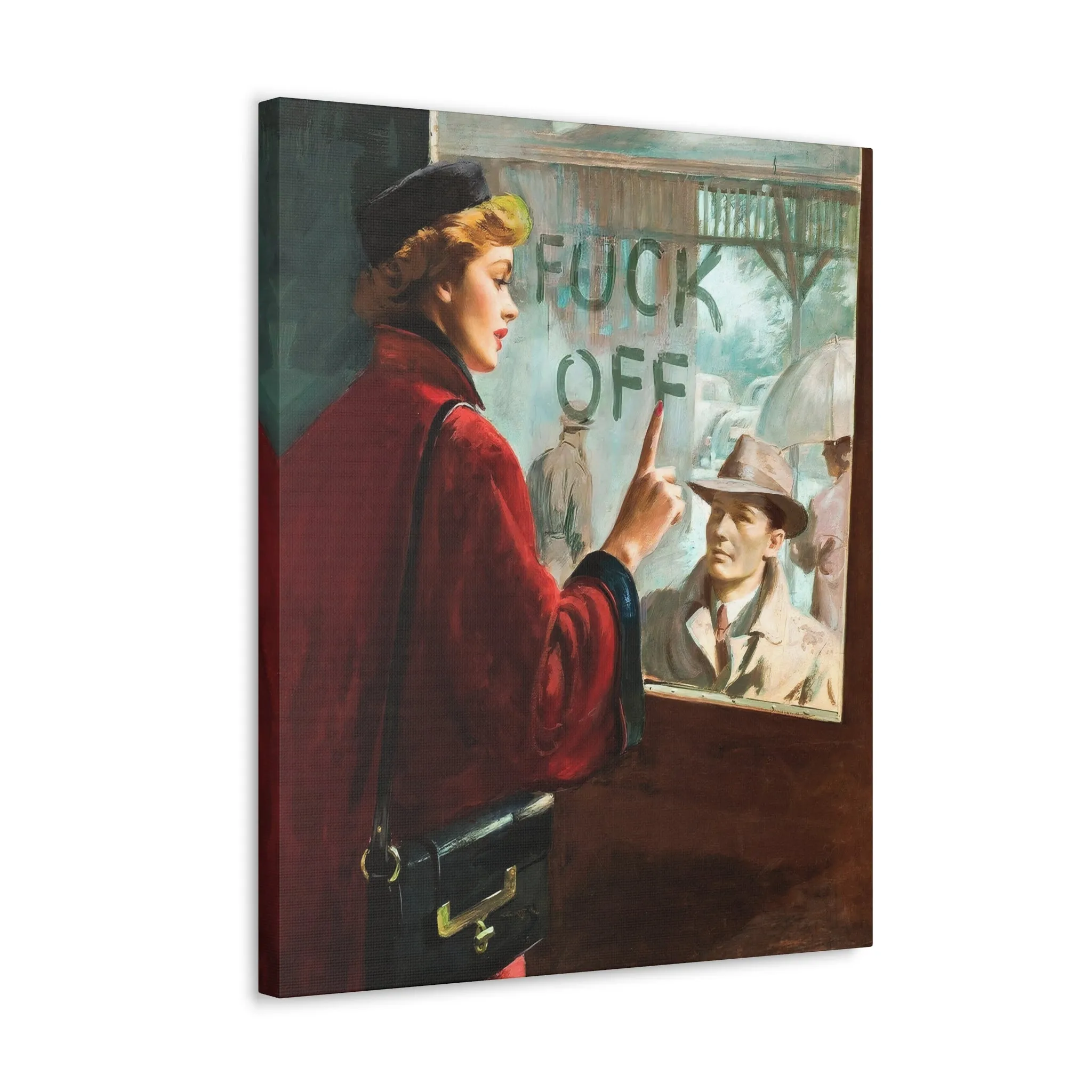 The Most Iconic Couple Lovers Painting Canvas Gallery Wraps