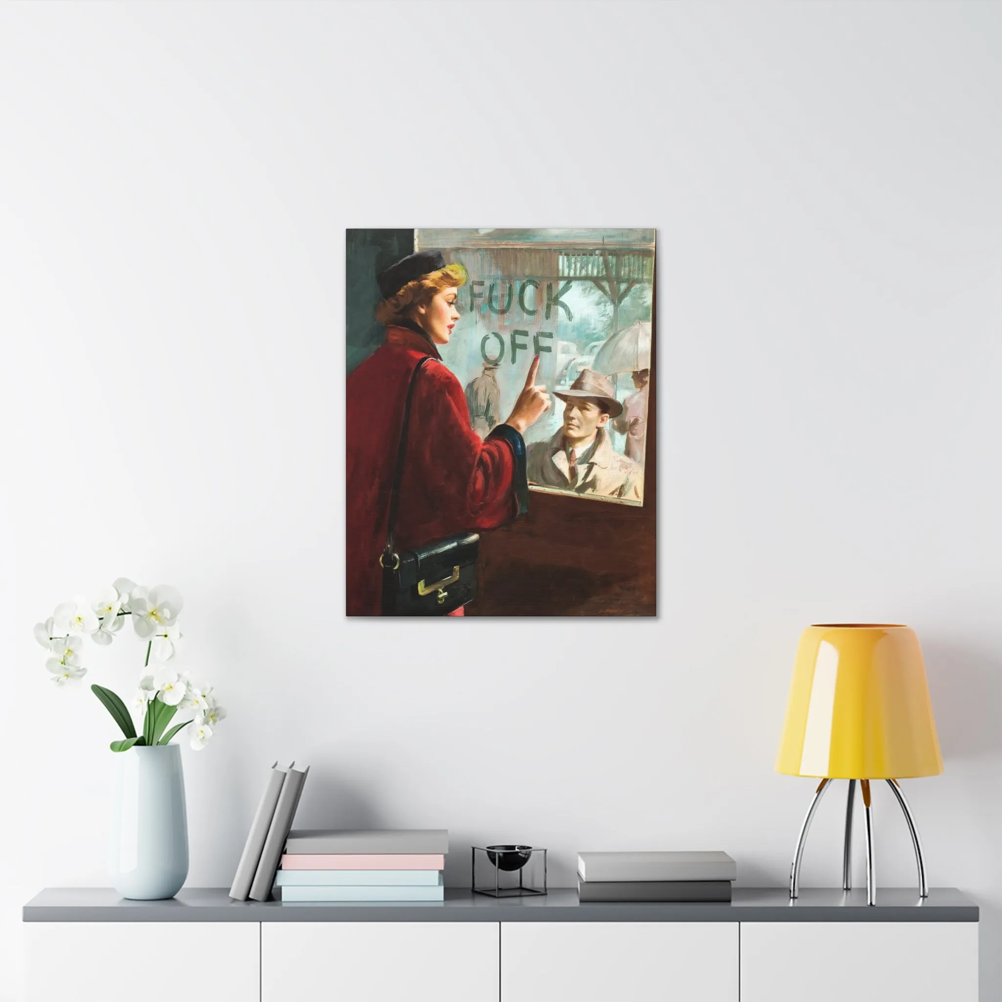 The Most Iconic Couple Lovers Painting Canvas Gallery Wraps - Image 6