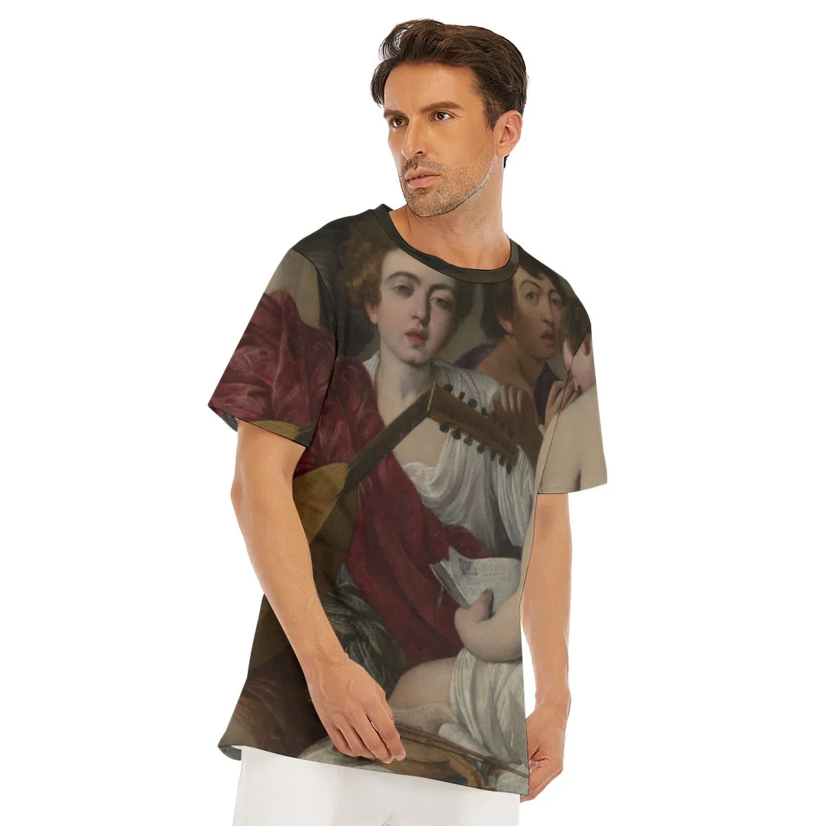 The Musicians by Caravaggio Art Baroque T-Shirt - Image 5
