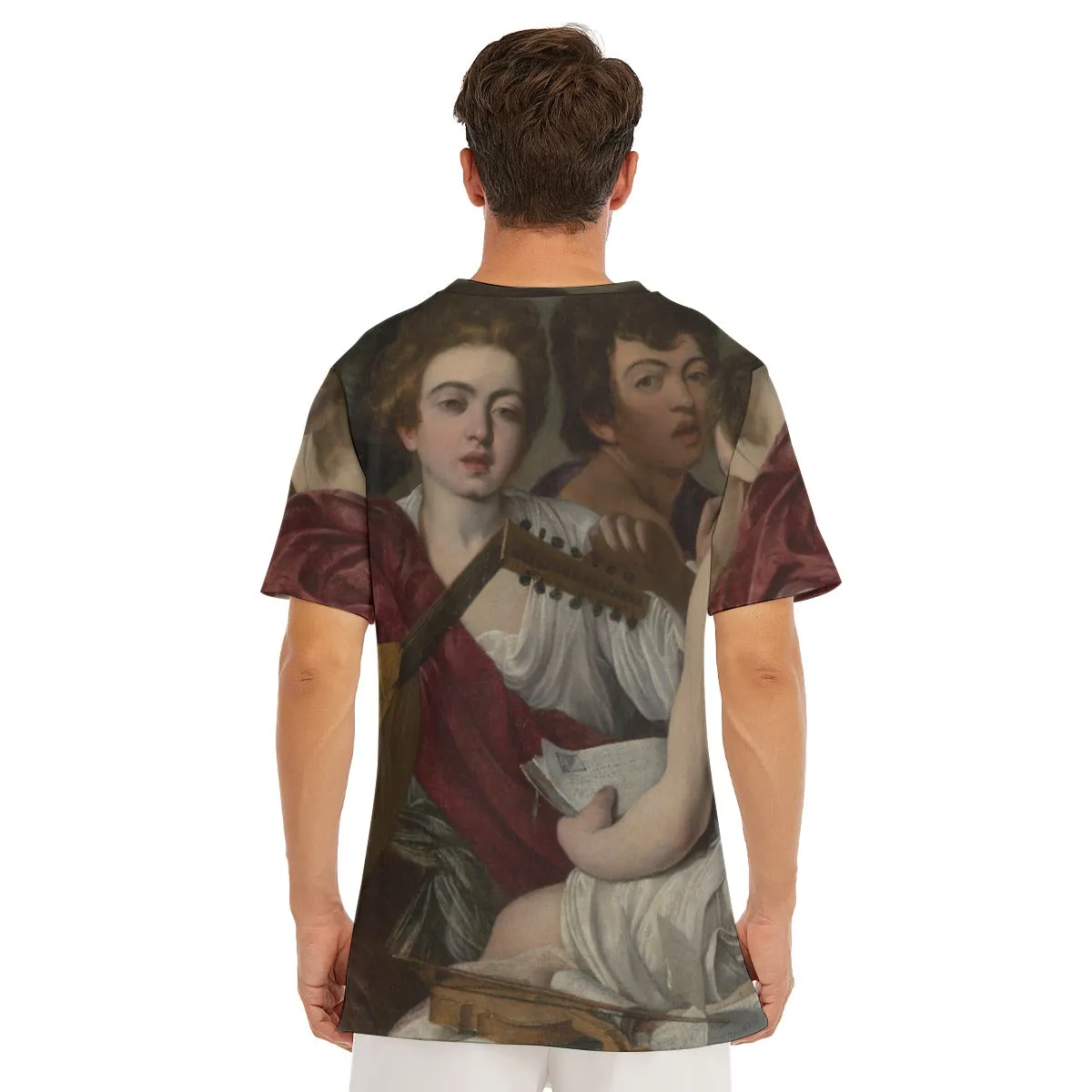 The Musicians by Caravaggio Art Baroque T-Shirt - Image 7