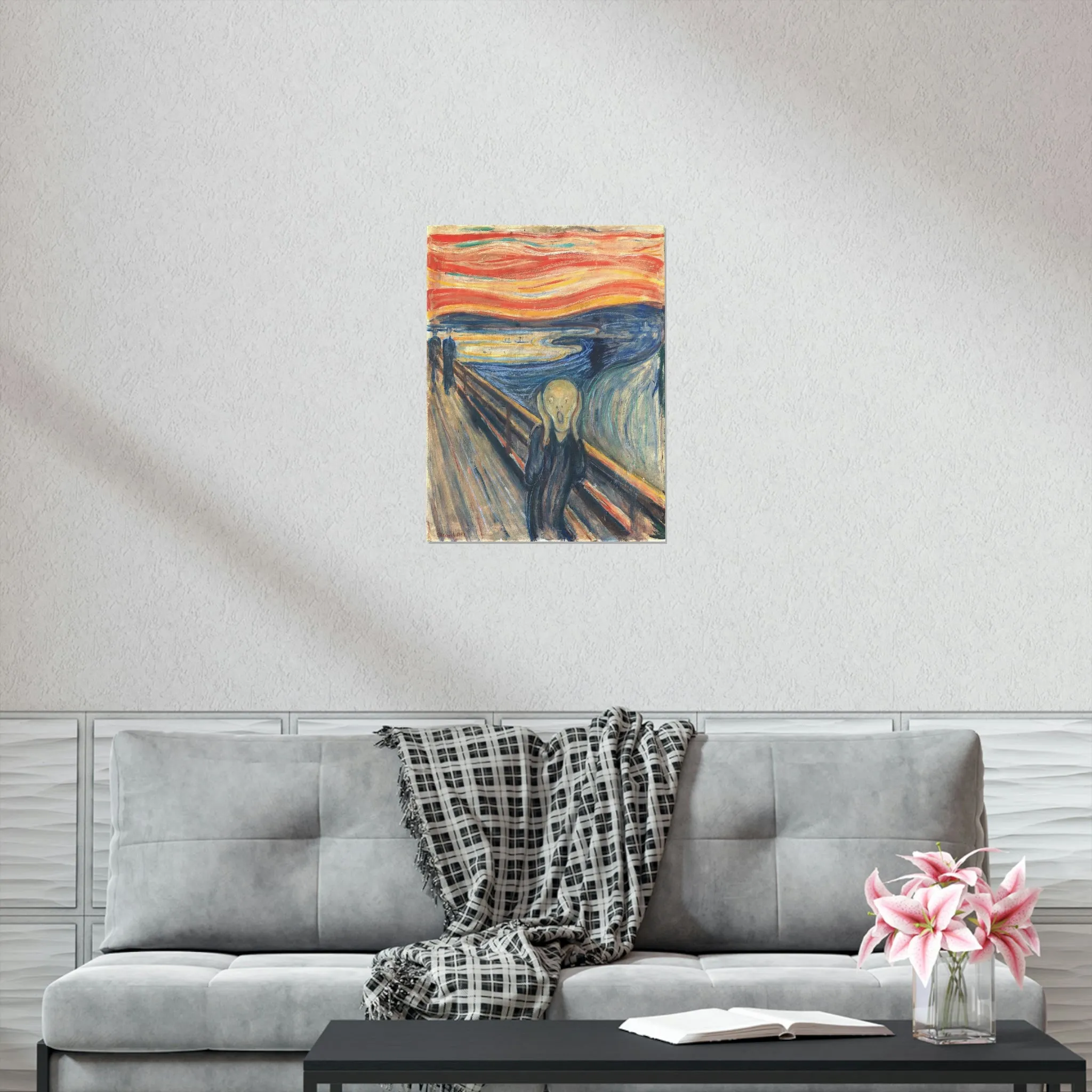 The Scream by Edvard Munch Painting Premium Posters - Image 5