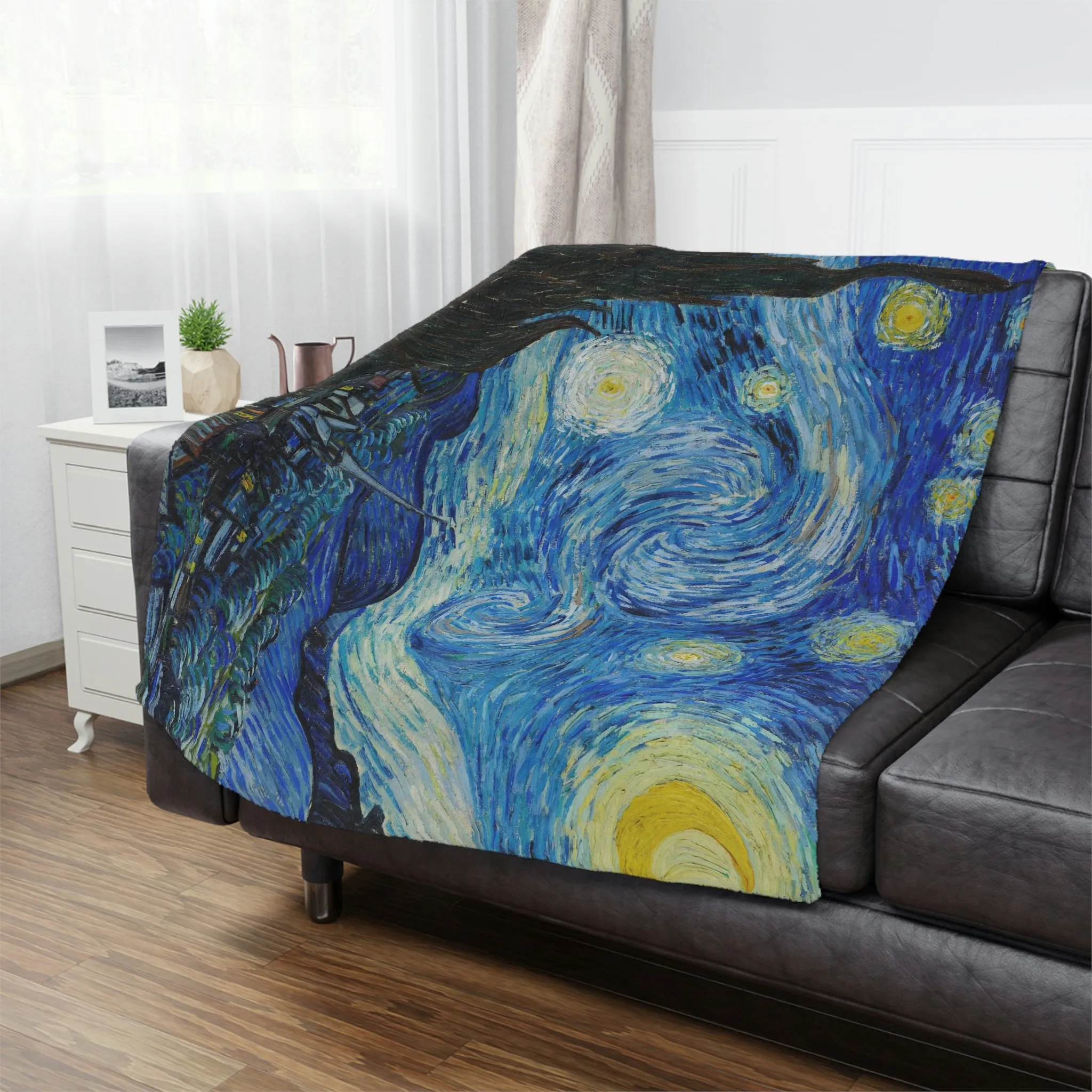 The Starry Night Van Gogh Blanket - Image 3