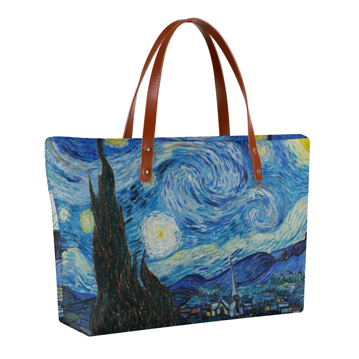 The Starry Night Van Gogh Painting Tote Bag - Image 2