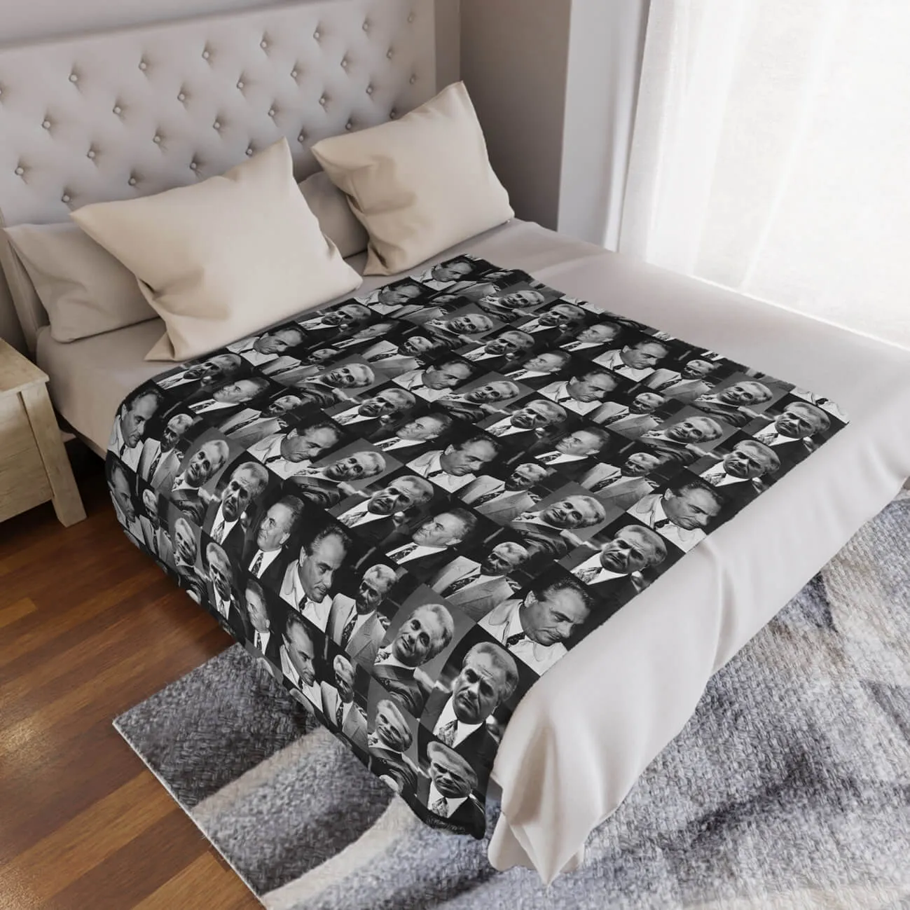The Teflon Don John Gotti Gambino Family Minky Blanket - Image 10