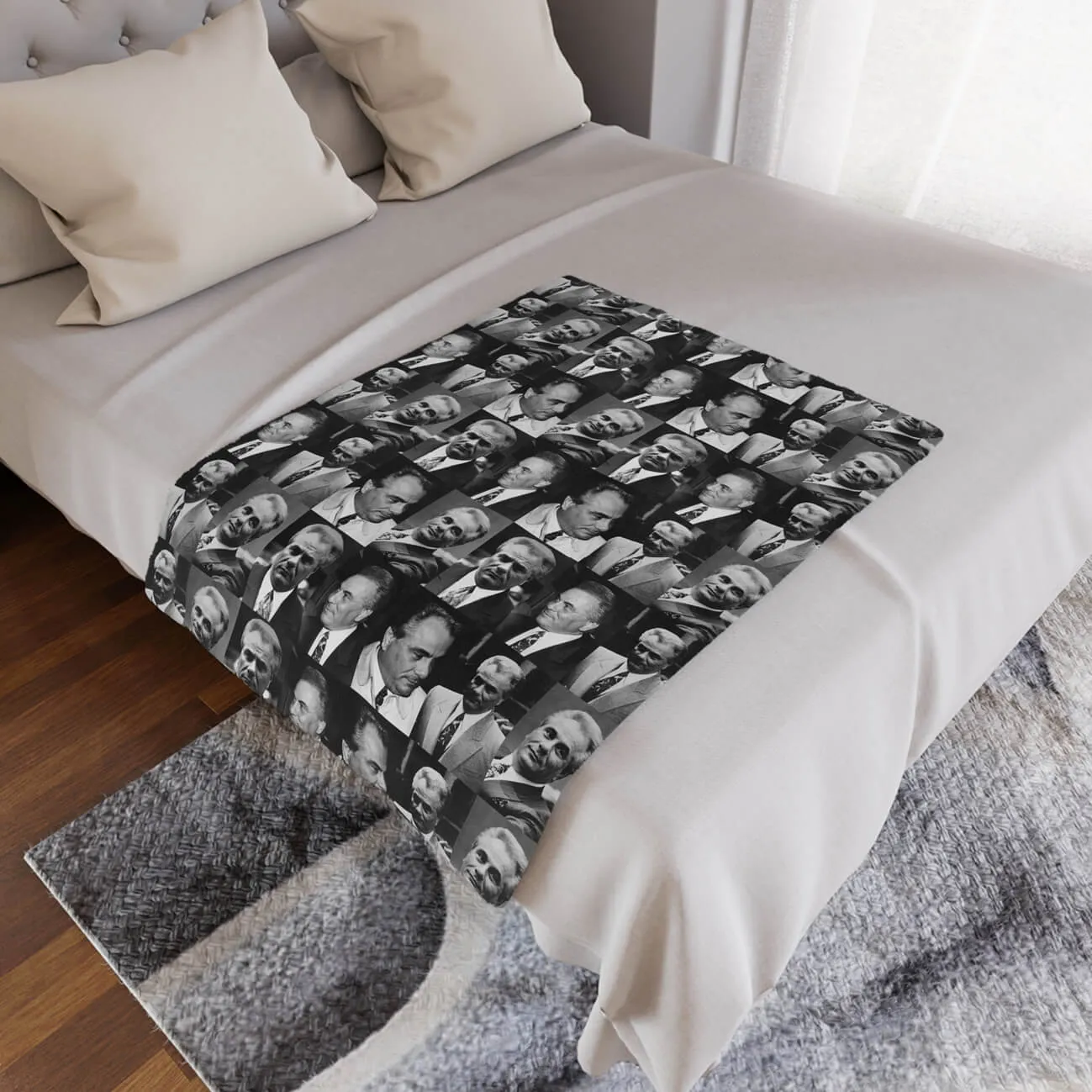 The Teflon Don John Gotti Gambino Family Minky Blanket - Image 4