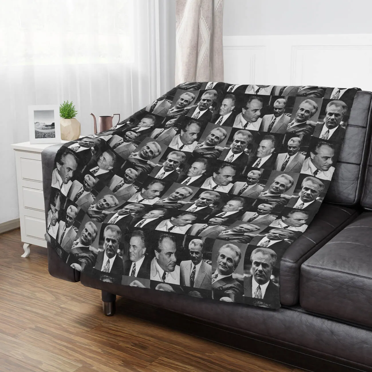 The Teflon Don John Gotti Gambino Family Minky Blanket - Image 9