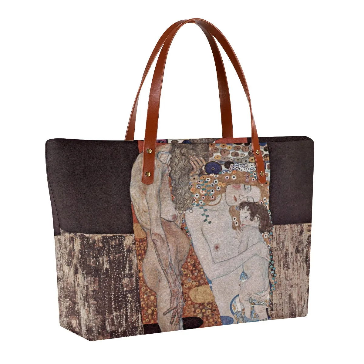 The Three Ages of Woman by Gustav Klimt Tote Bag - Image 2