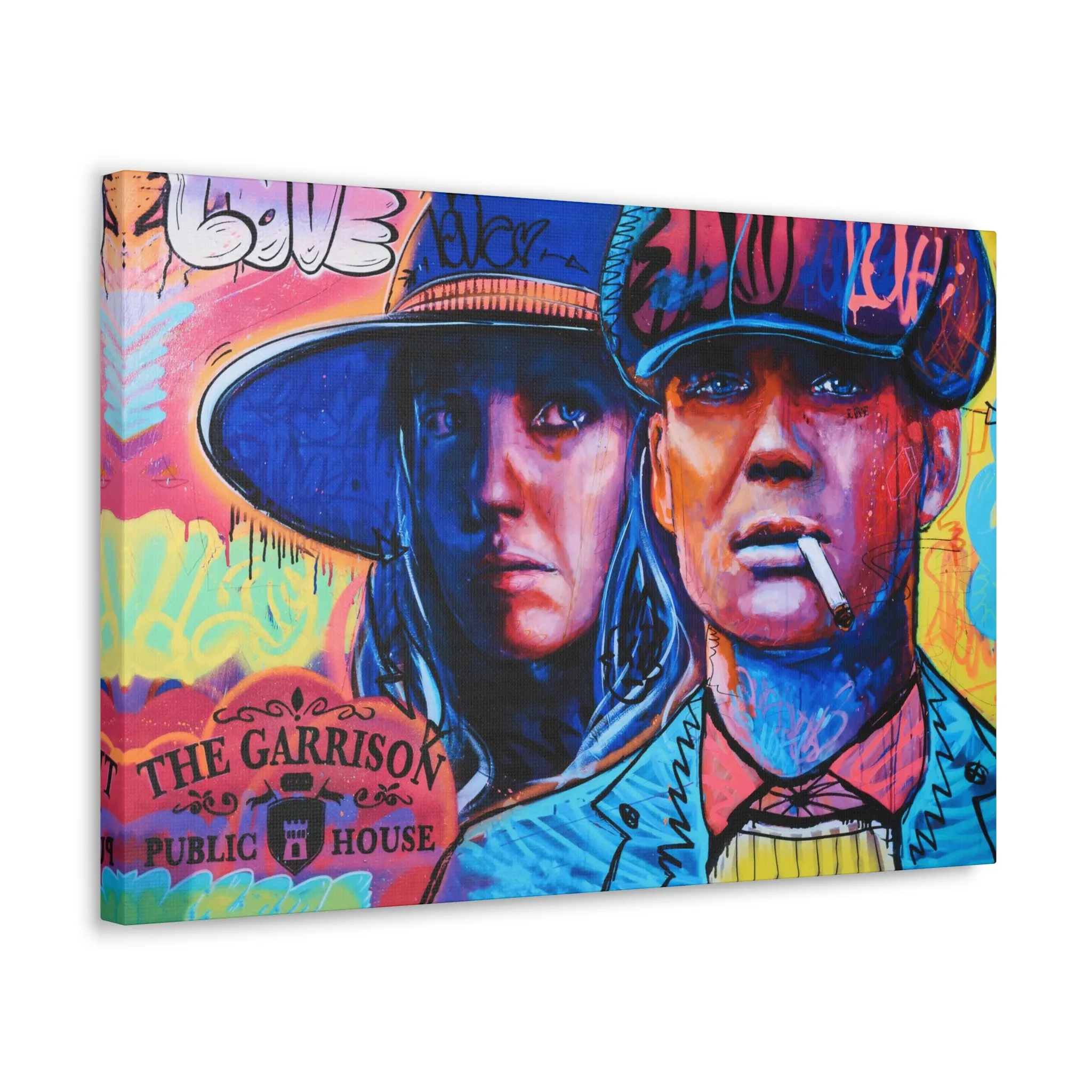Thomas Shelby and Grace Love Story Gangster Canvas Gallery Wraps