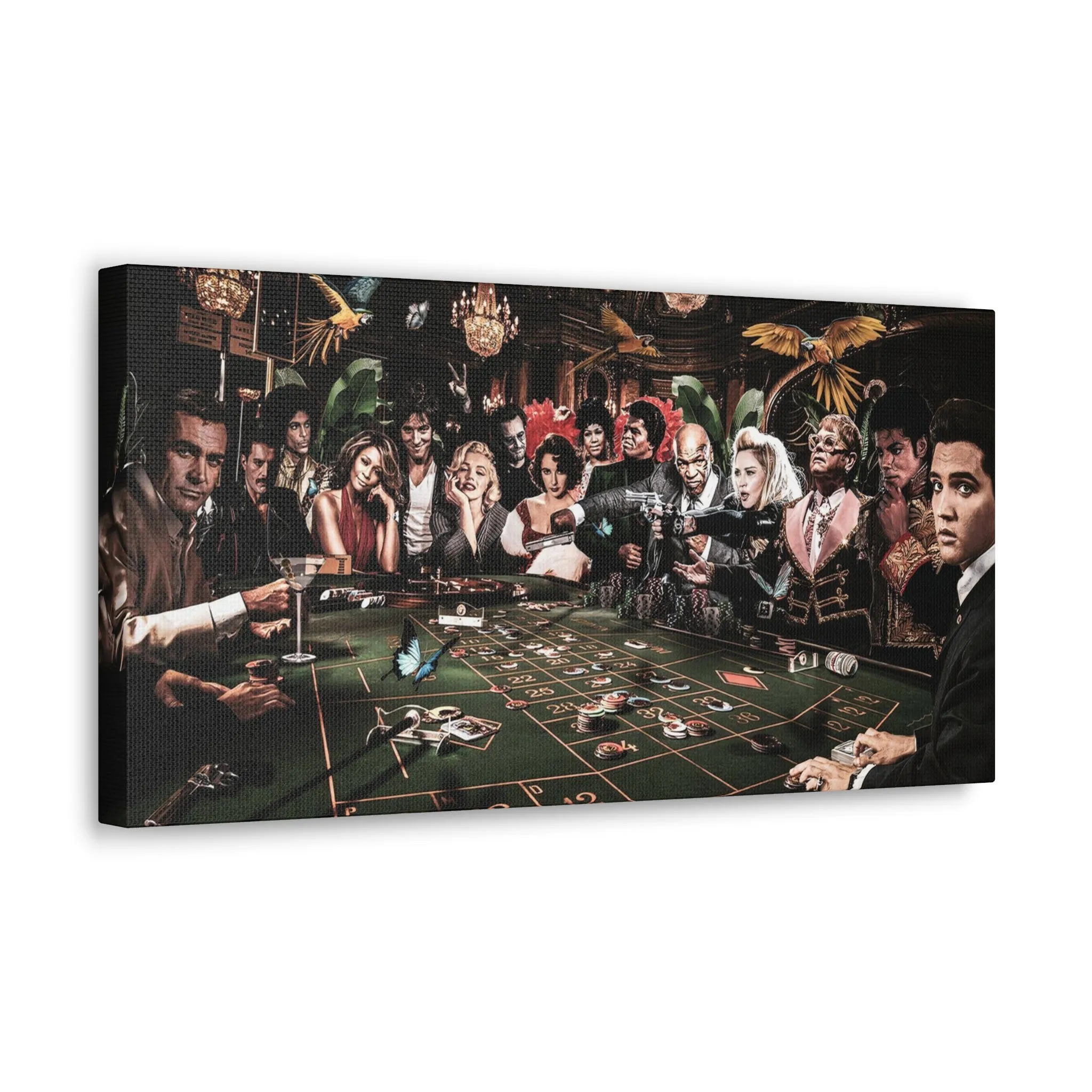 Top Famous Celebrities of All Time Canvas Gallery Wraps