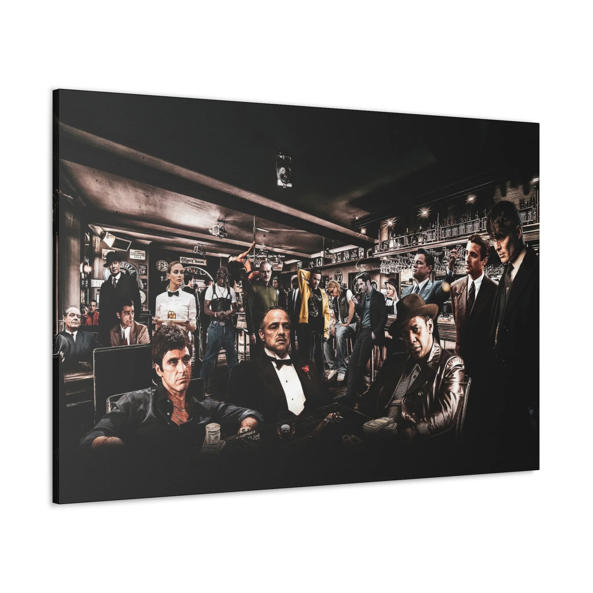 Top Gangsters & Iconic Movie Legends Canvas Gallery Wraps - Image 11